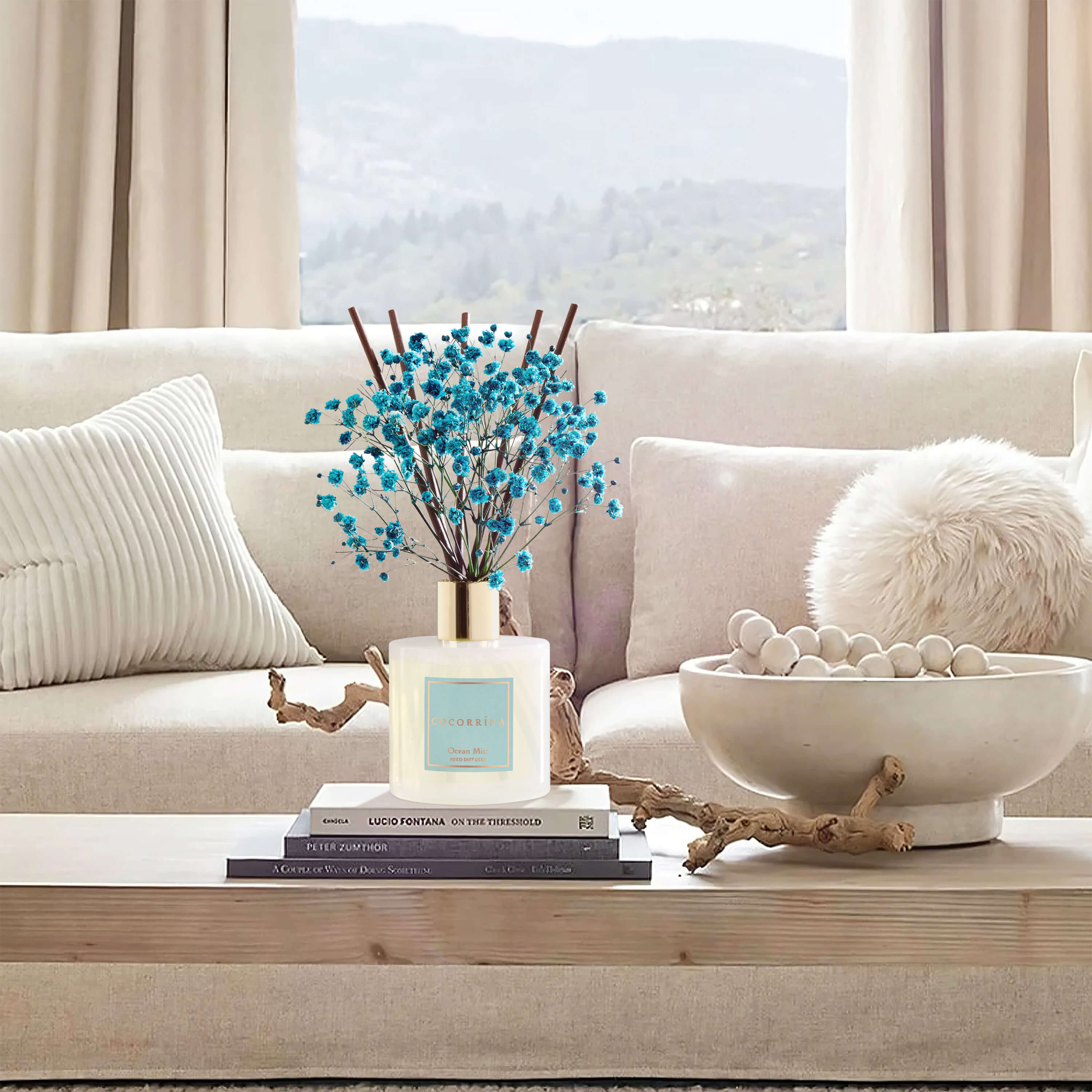 COCORRÍNA Ocean Mist Reed Diffuser Set