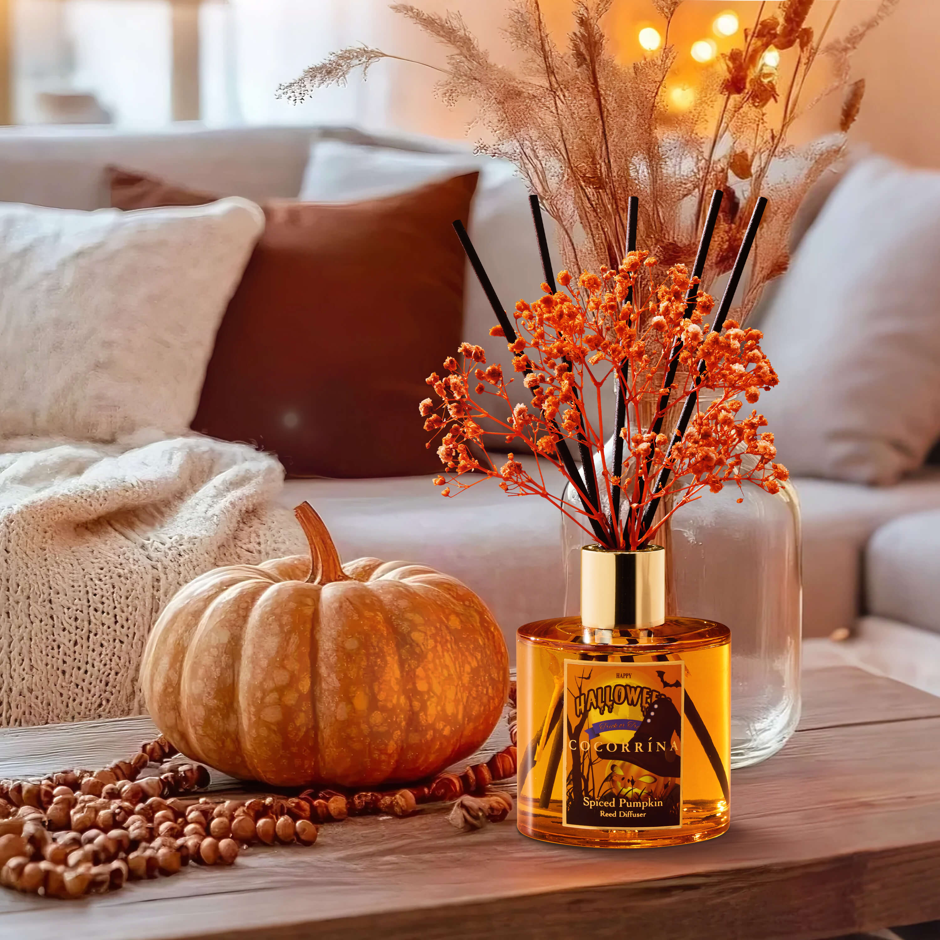 COCORRÍNA Spiced Pumpkin 6.76oz Scented Diffuser