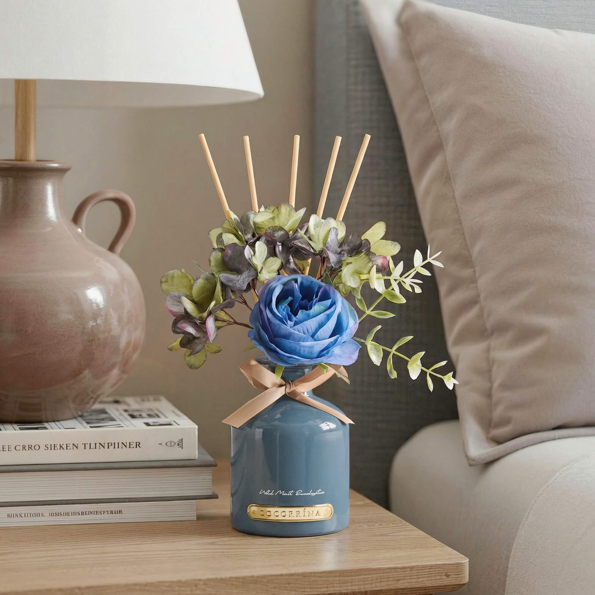 COCORRÍNA Wild Mint & Eucalyptus Reed Diffuser Set