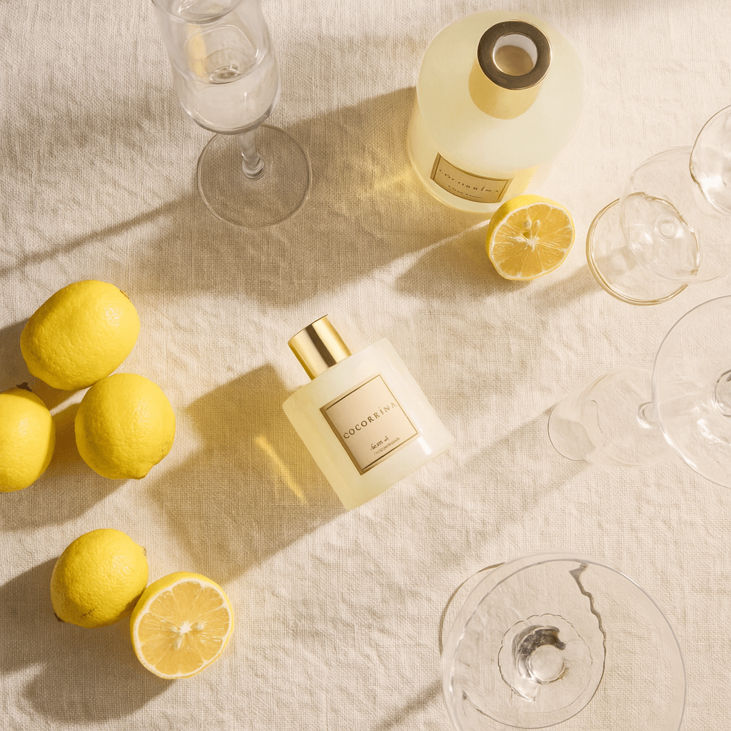 COCORRÍNA Clean Linen Reed Diffuser Set