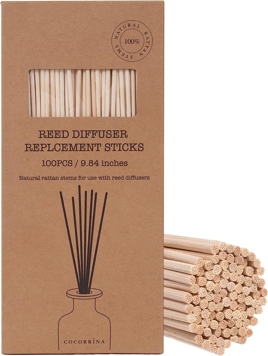 COCORRÍNA Natrual Reed Diffuser Sticks