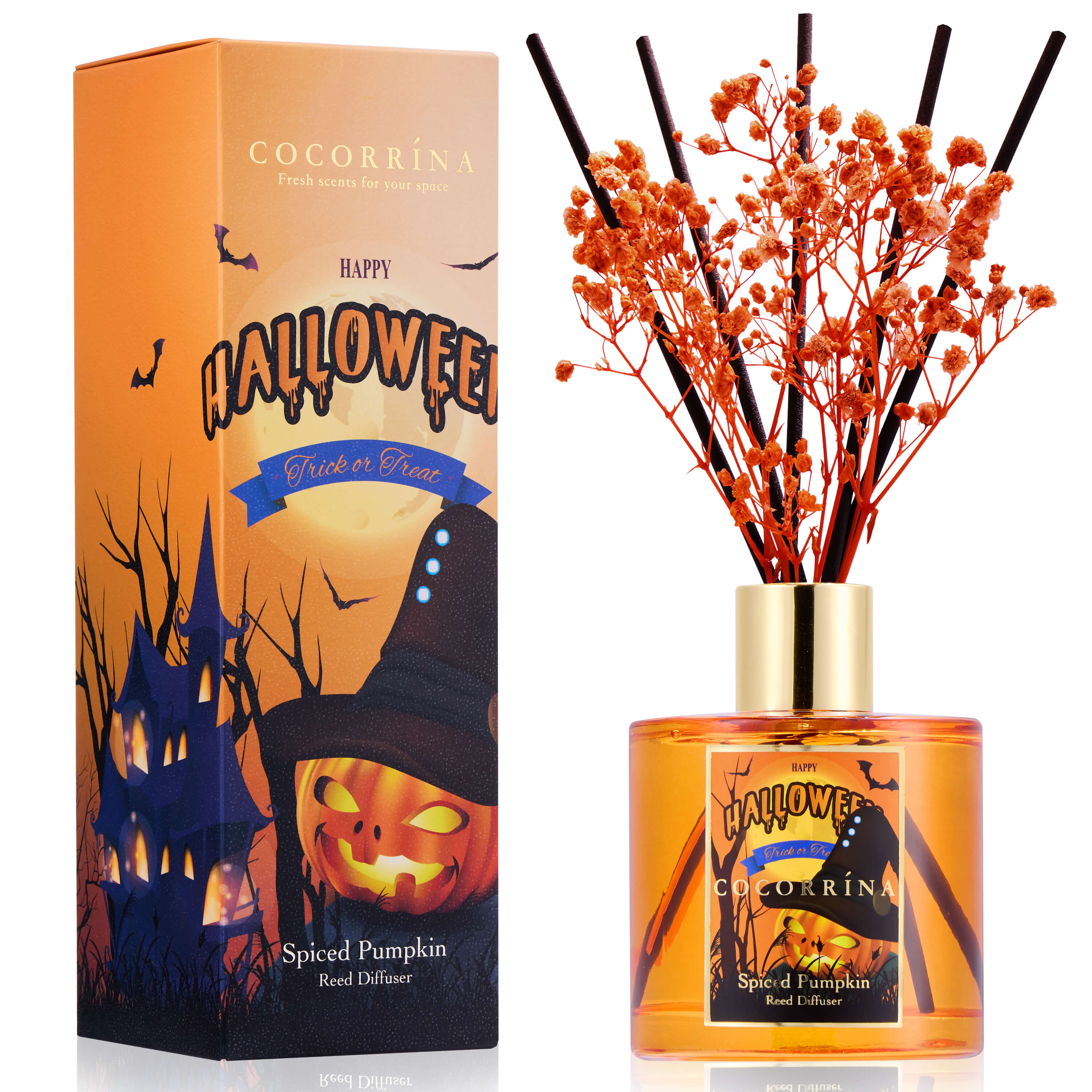 COCORRÍNA Spiced Pumpkin 6.76oz Scented Diffuser