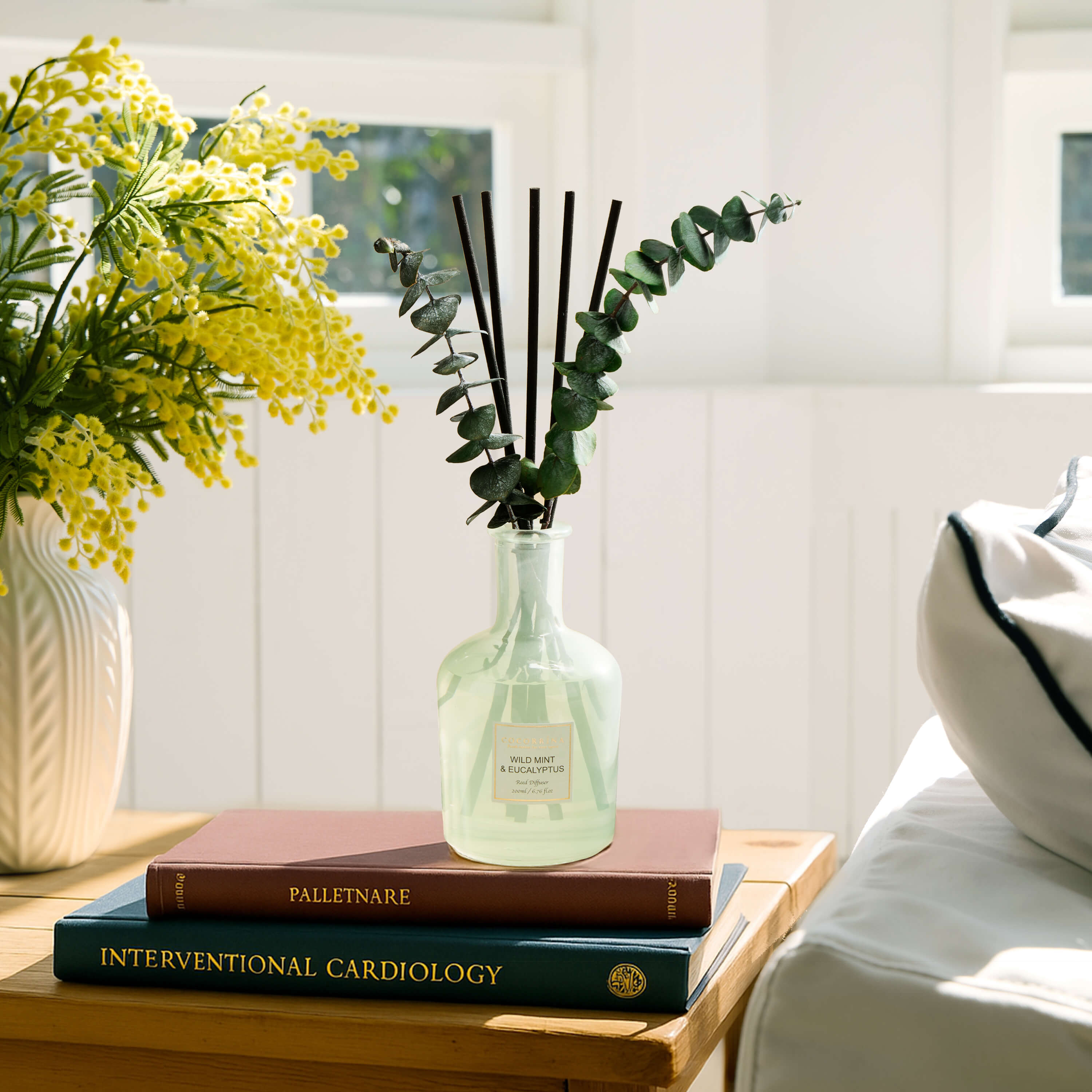 COCORRÍNA Wild Mint & Eucalyptus Reed Diffuser Set