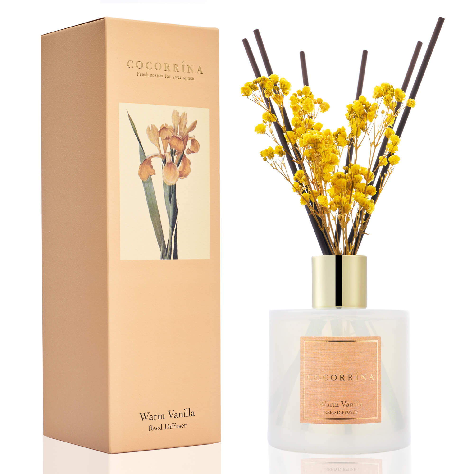 COCORRÍNA Warm Vanilla Diffuser Set