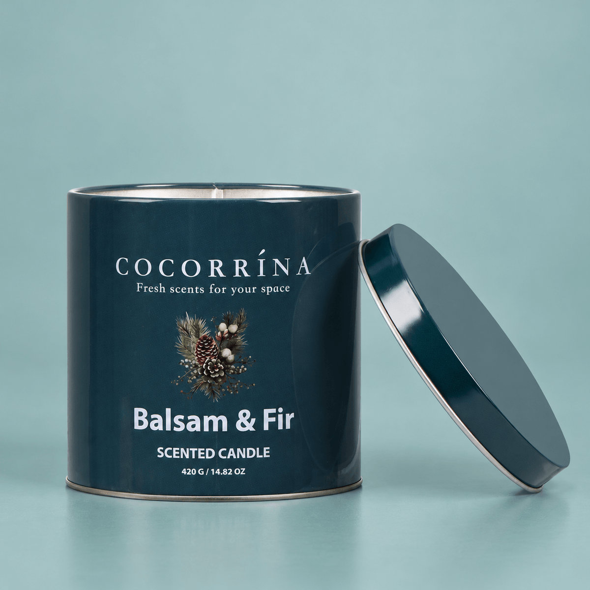 COCORRÍNA Balsam Fir Jar Candle 14.82oz