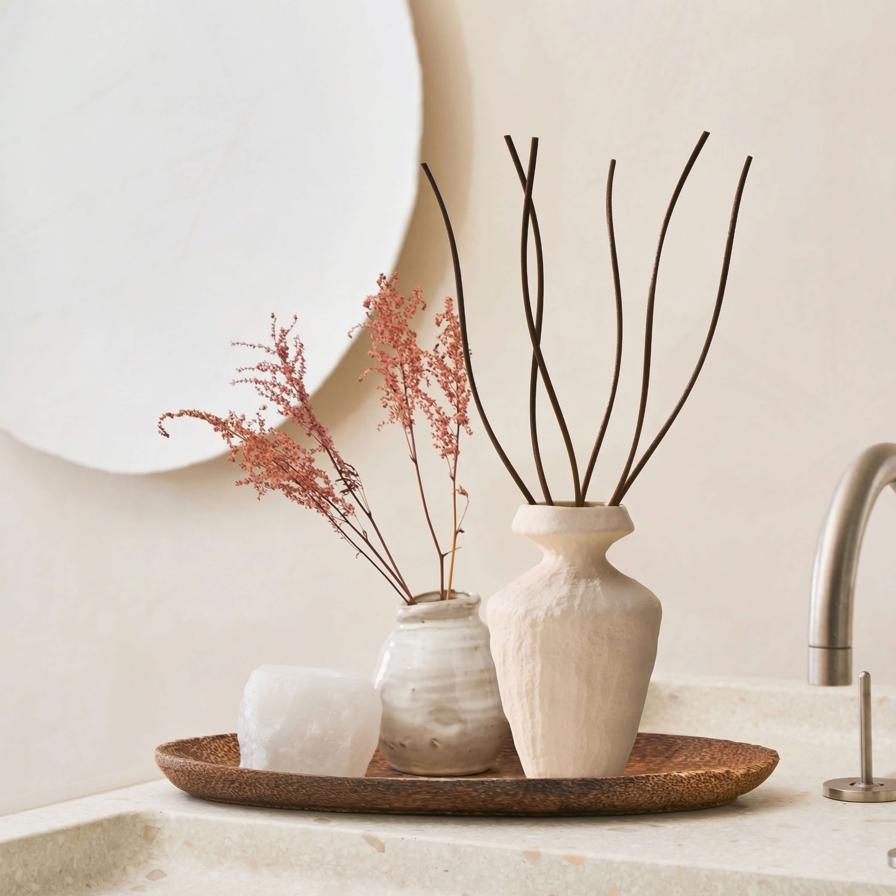 COCORRÍNA Clean Linen Reed Diffuser Set