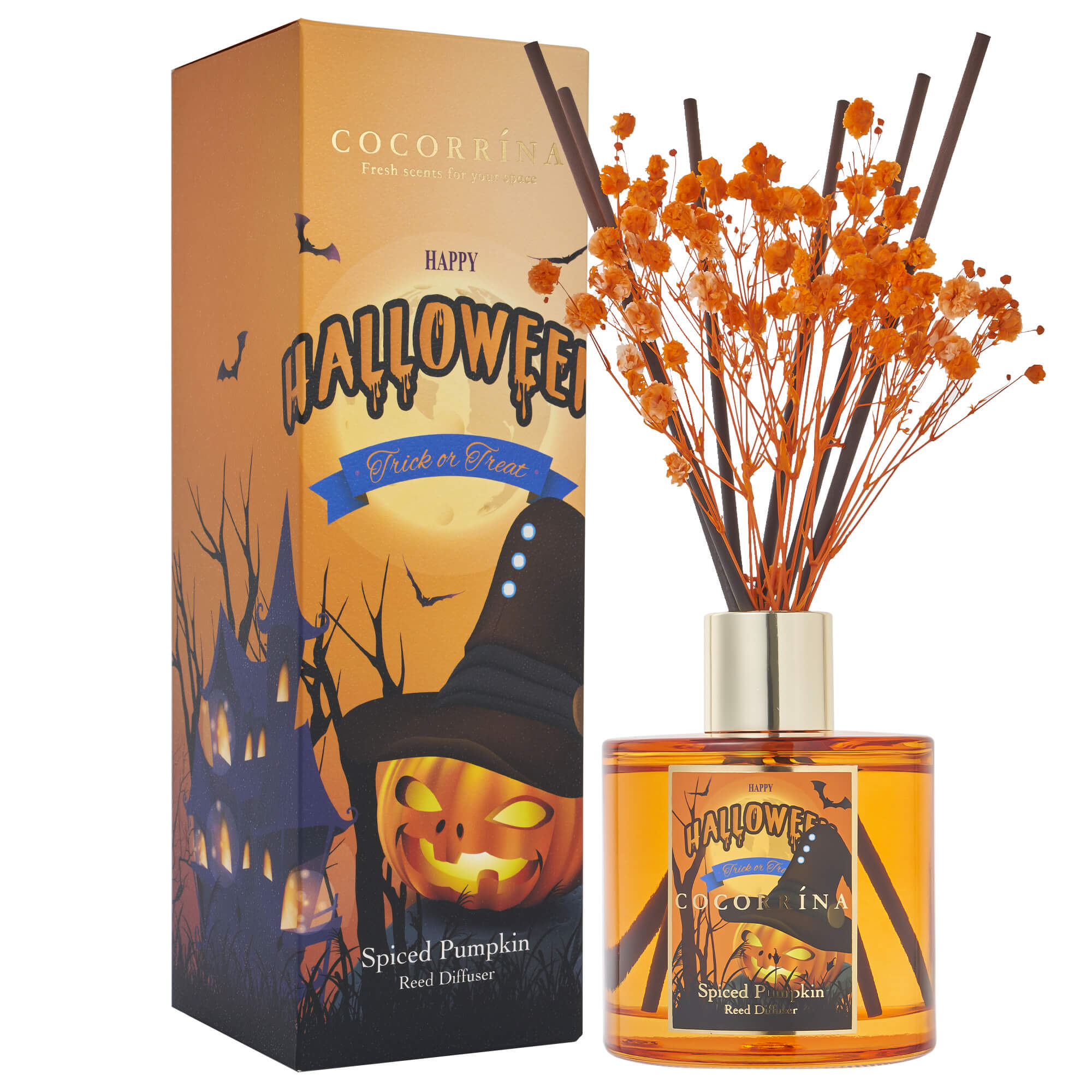 COCORRÍNA Spiced Pumpkin 6.76oz Scented Diffuser