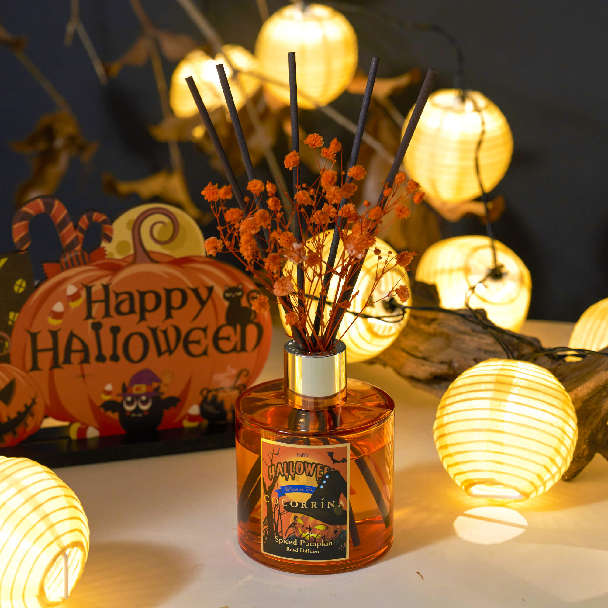 COCORRÍNA Spiced Pumpkin 6.76oz Scented Diffuser