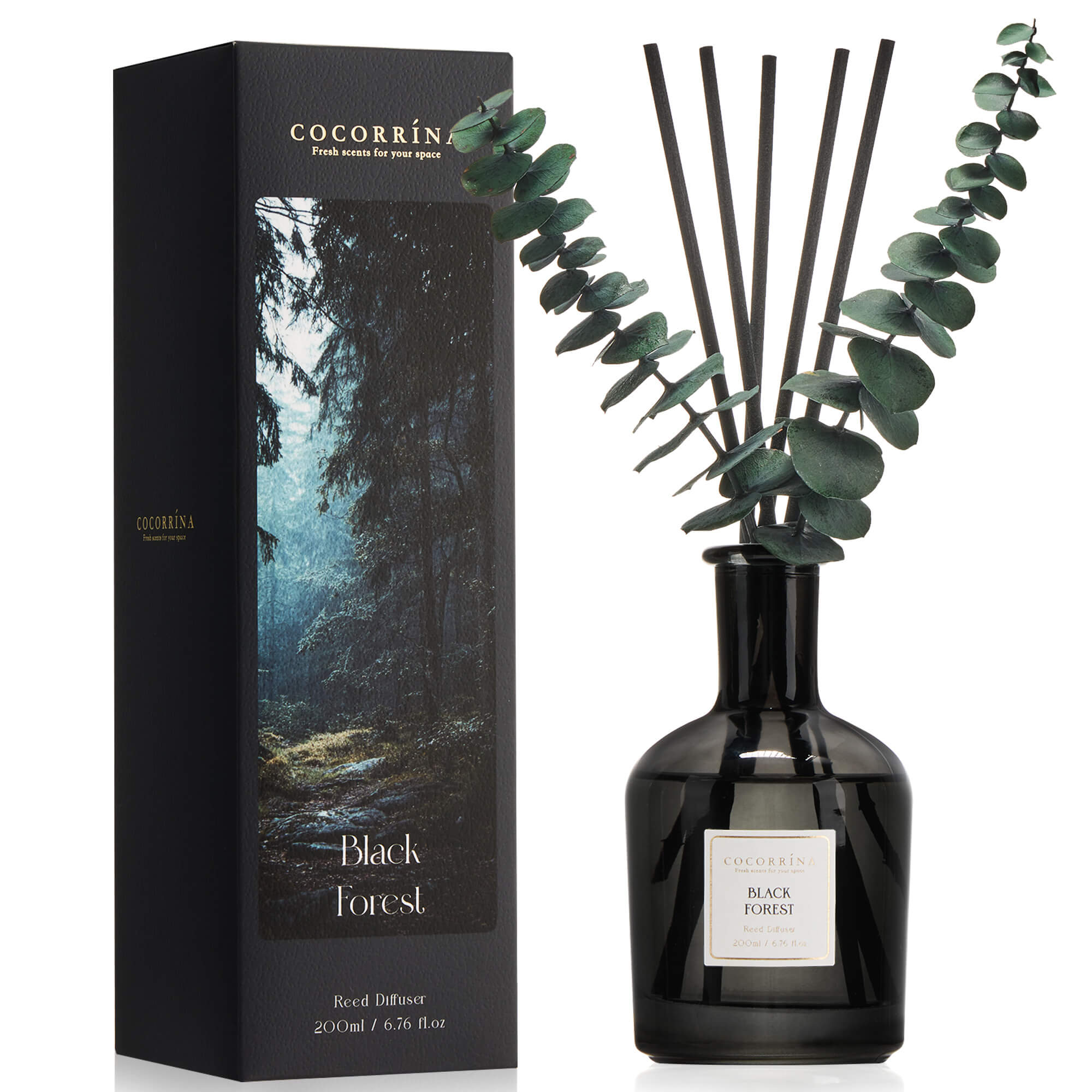 COCORRÍNA Black Forest Reed Diffuser Set