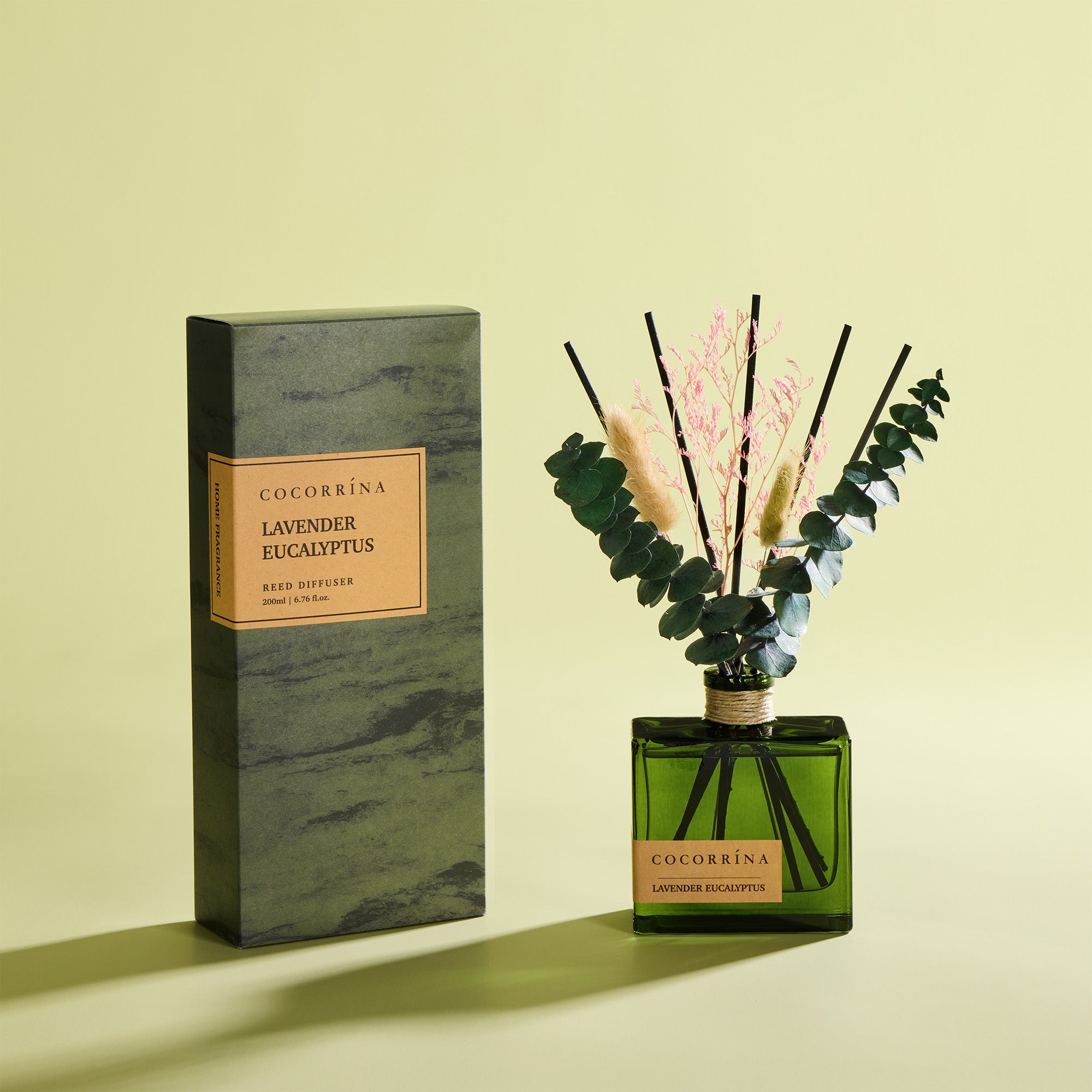 COCORRÍNA Lavender Eucalyptus Reed Diffuser Set