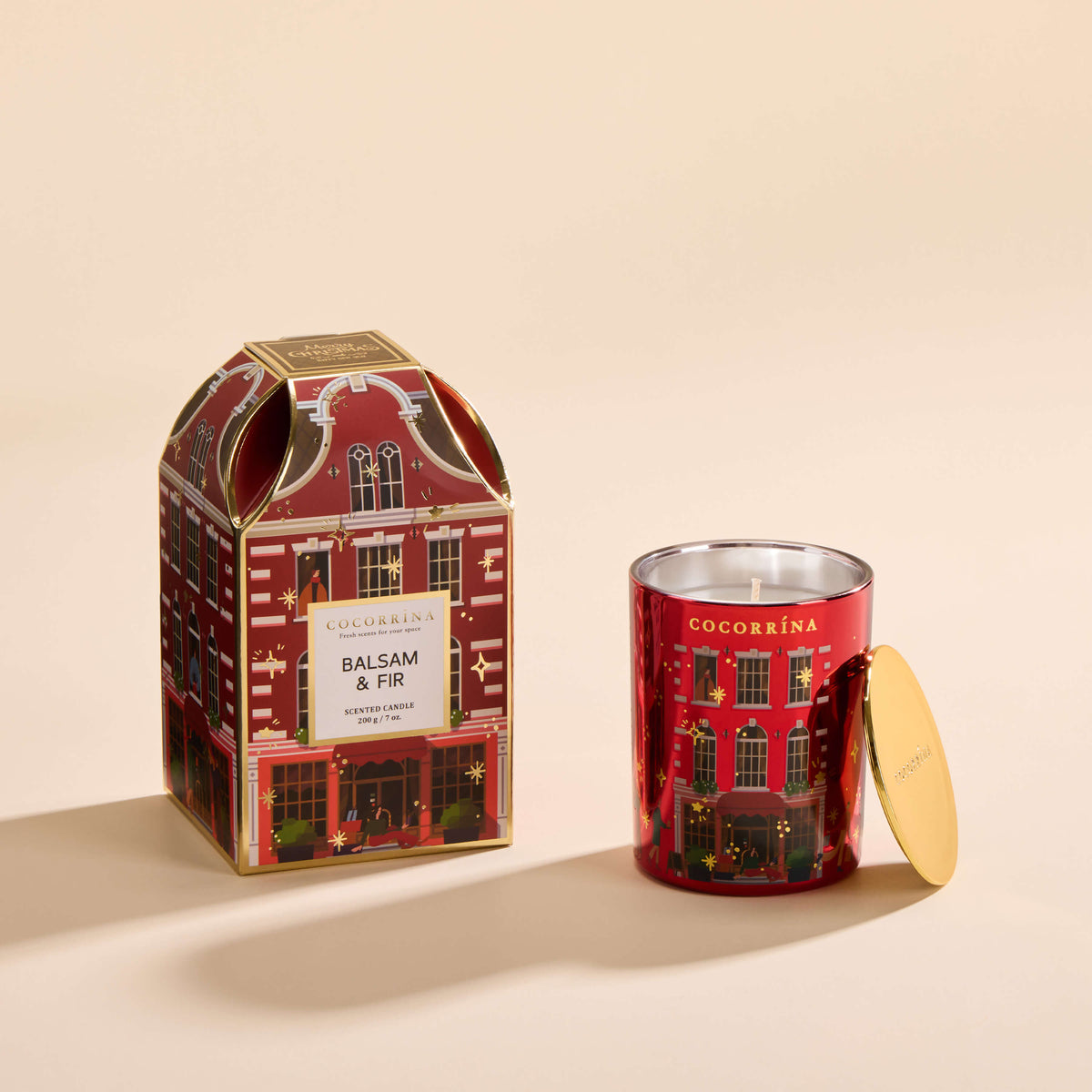 COCORRÍNA Balsam Fir House Shape Candle