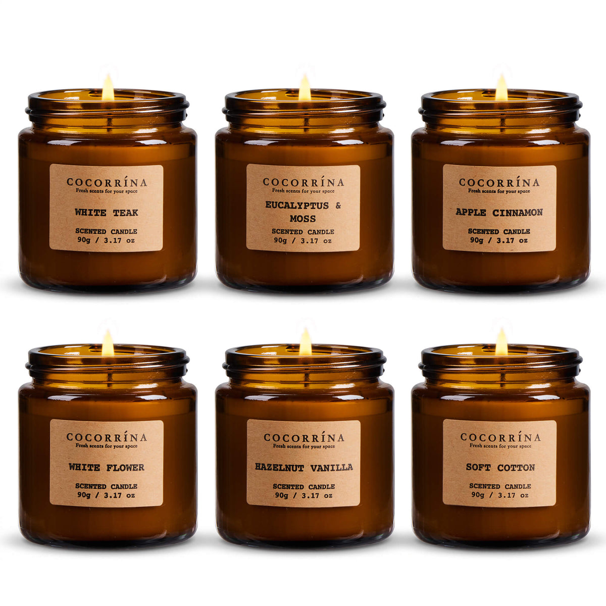 COCORRÍNA Candle Set of 6