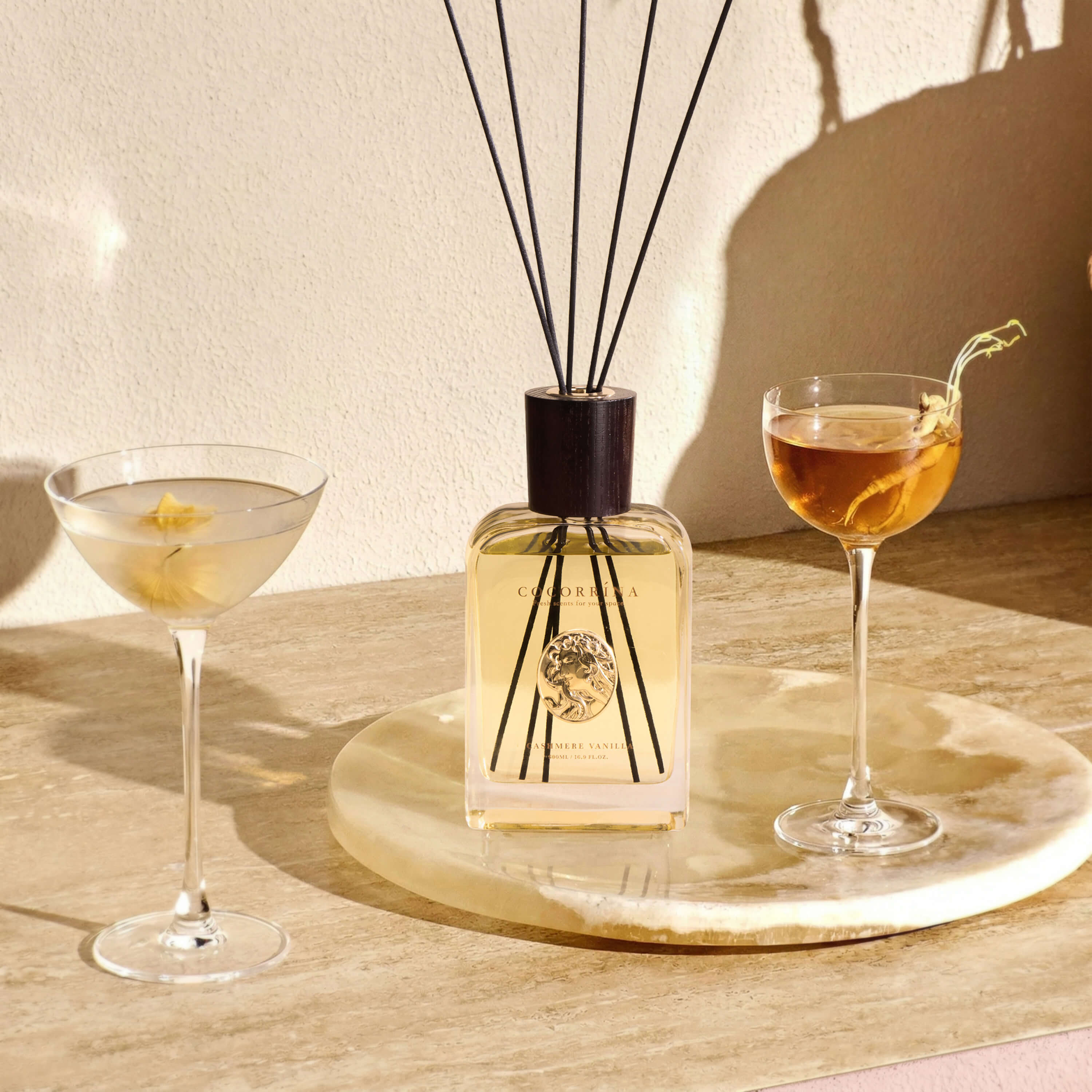 COCORRÍNA Cashmere Vanilla Reed Diffuser Set