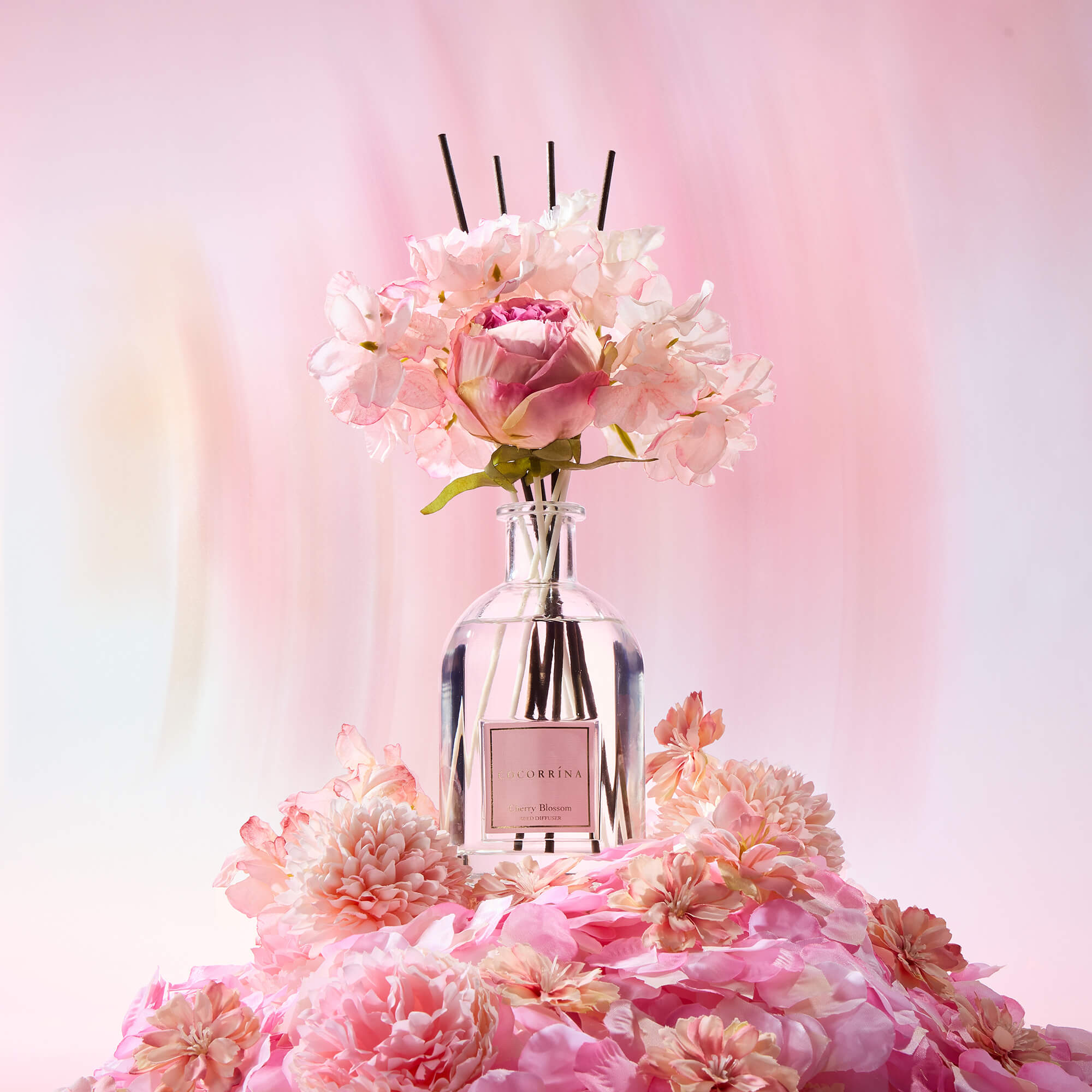 COCORRÍNA Tokyo Cherry Blossom Reed Diffuser Set