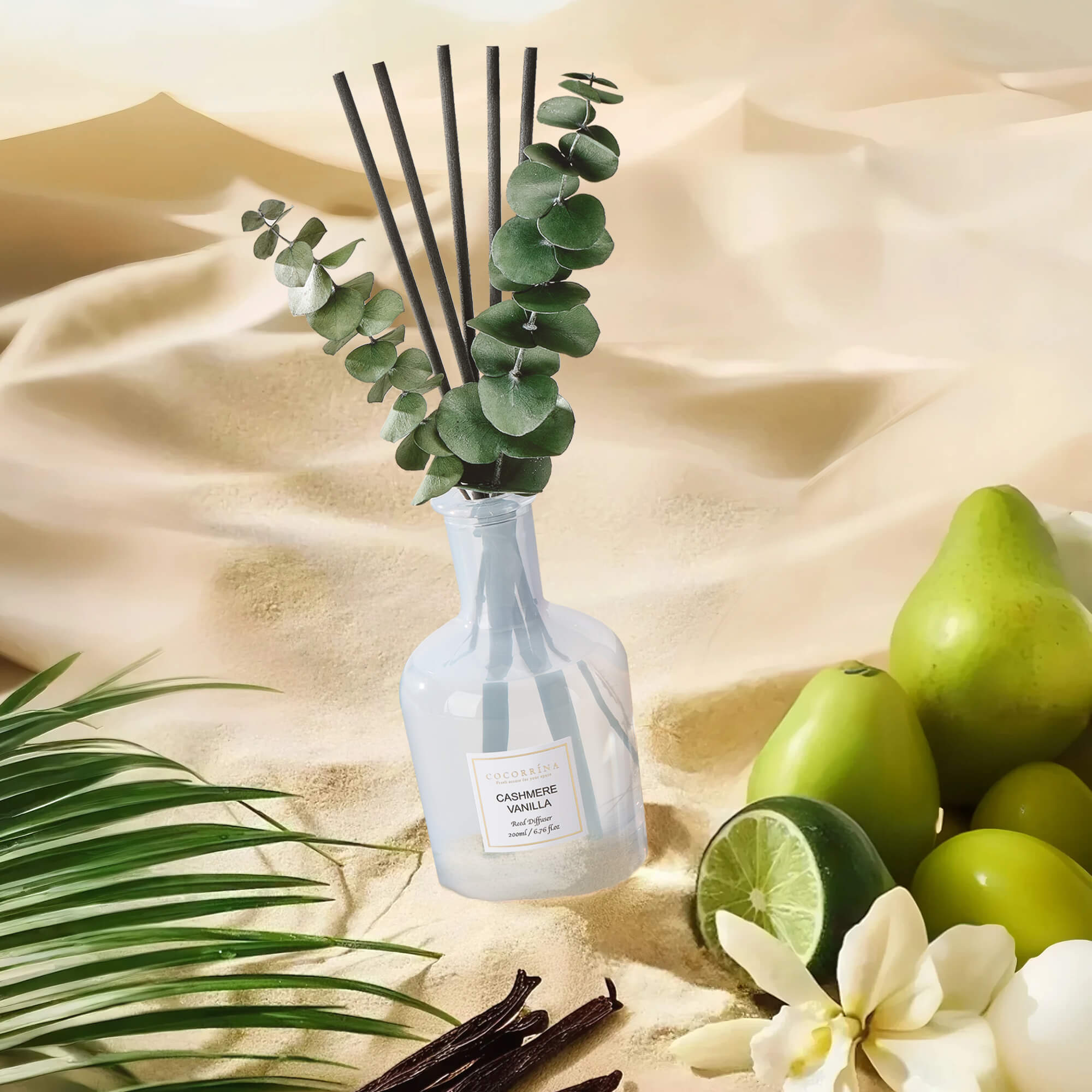COCORRÍNA Cashmere Vanilla Reed Diffuser Set