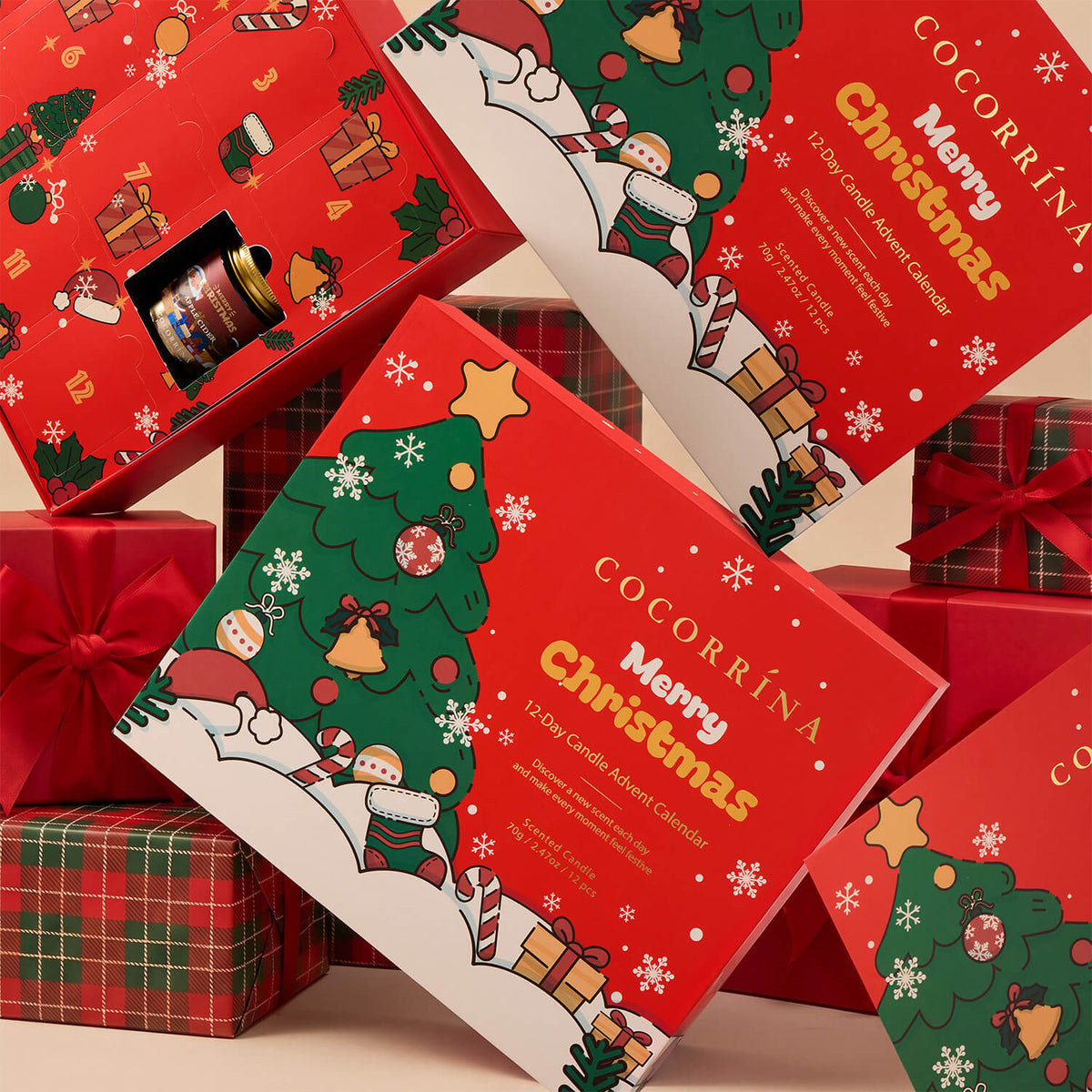 COCORRÍNA Advent Calendar 12 Candles Set（Pre-order）