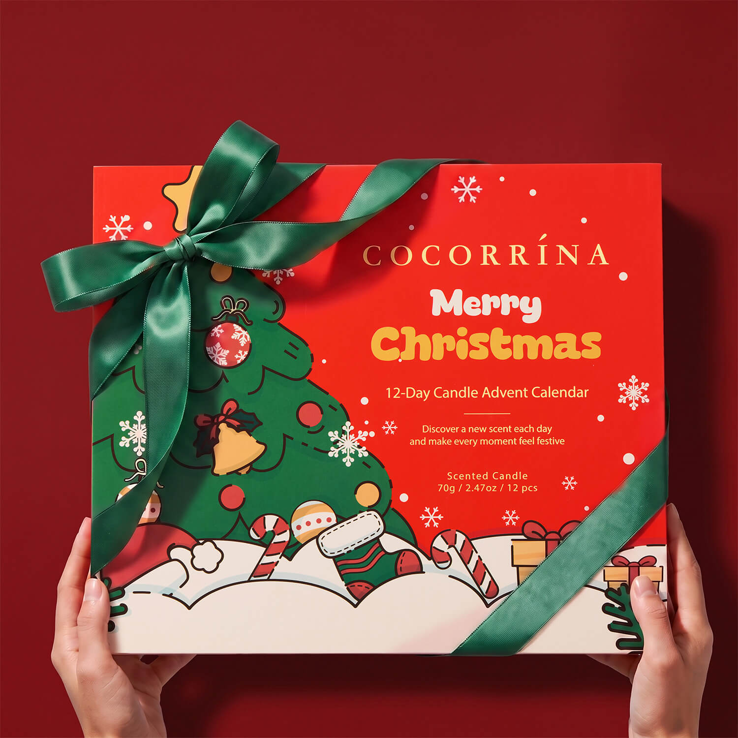 COCORRÍNA Advent Calendar 12 Candles Set（Pre-order）