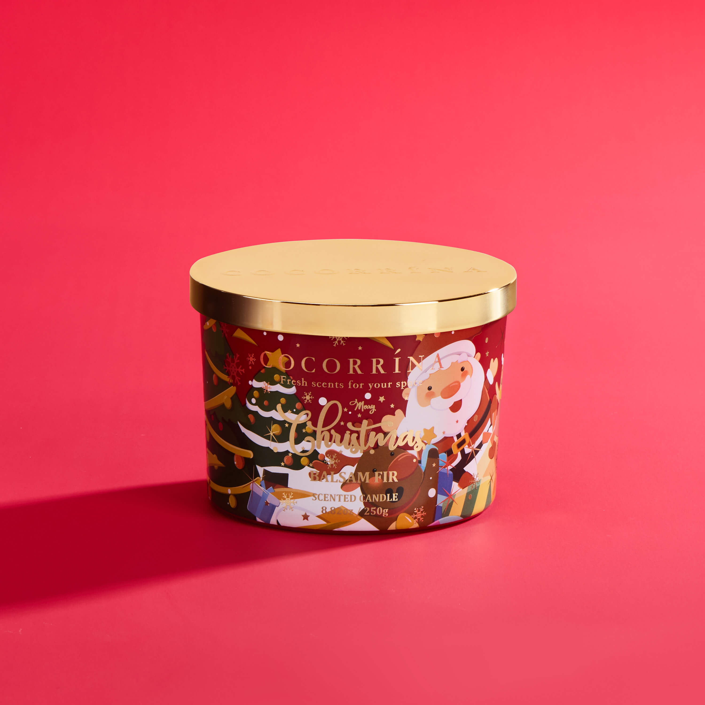 Vela navideña COCORRÍNA de 250 g (Preventa)