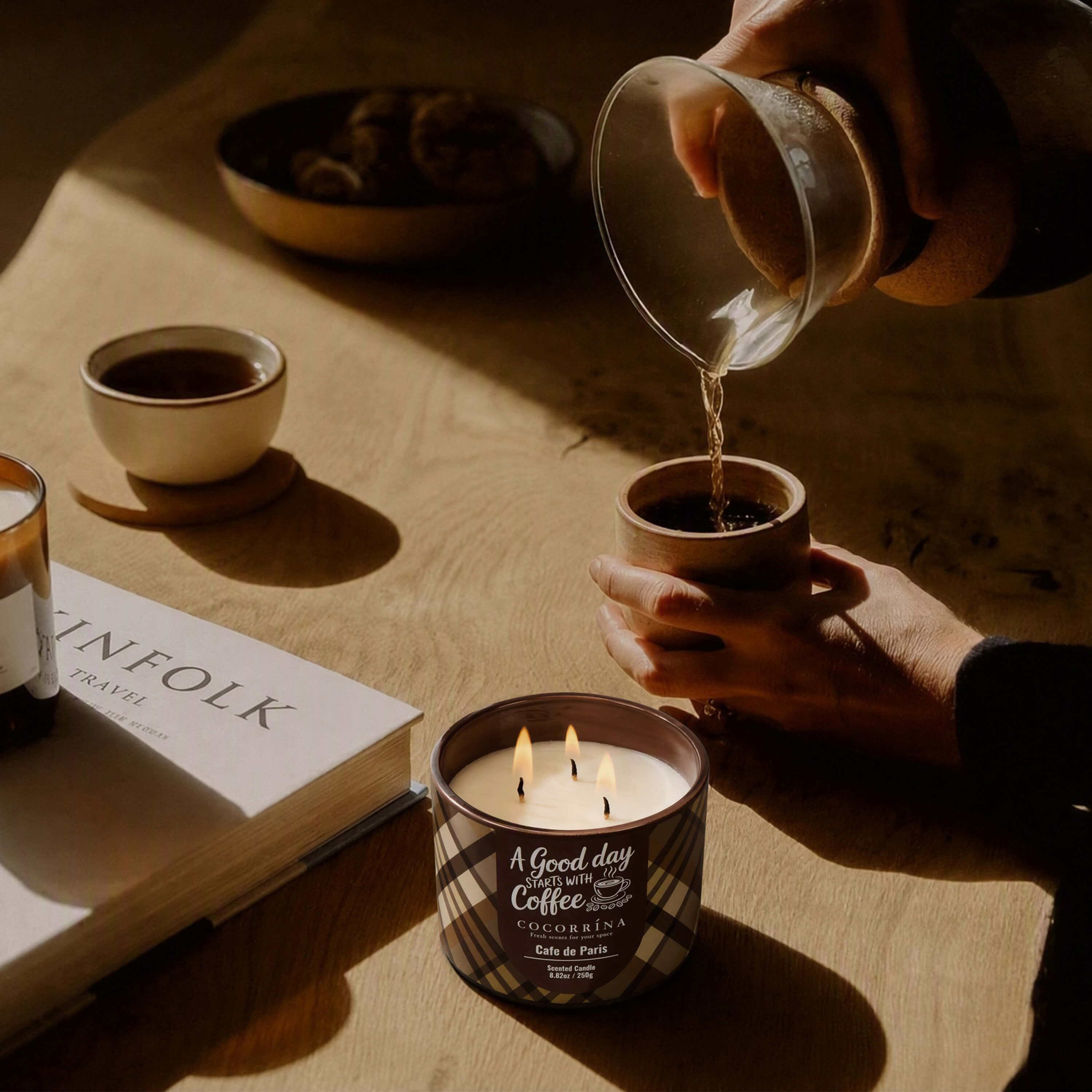 COCORRÍNA 8.8 oz Cafe de Paris Candle（Pre-Order）
