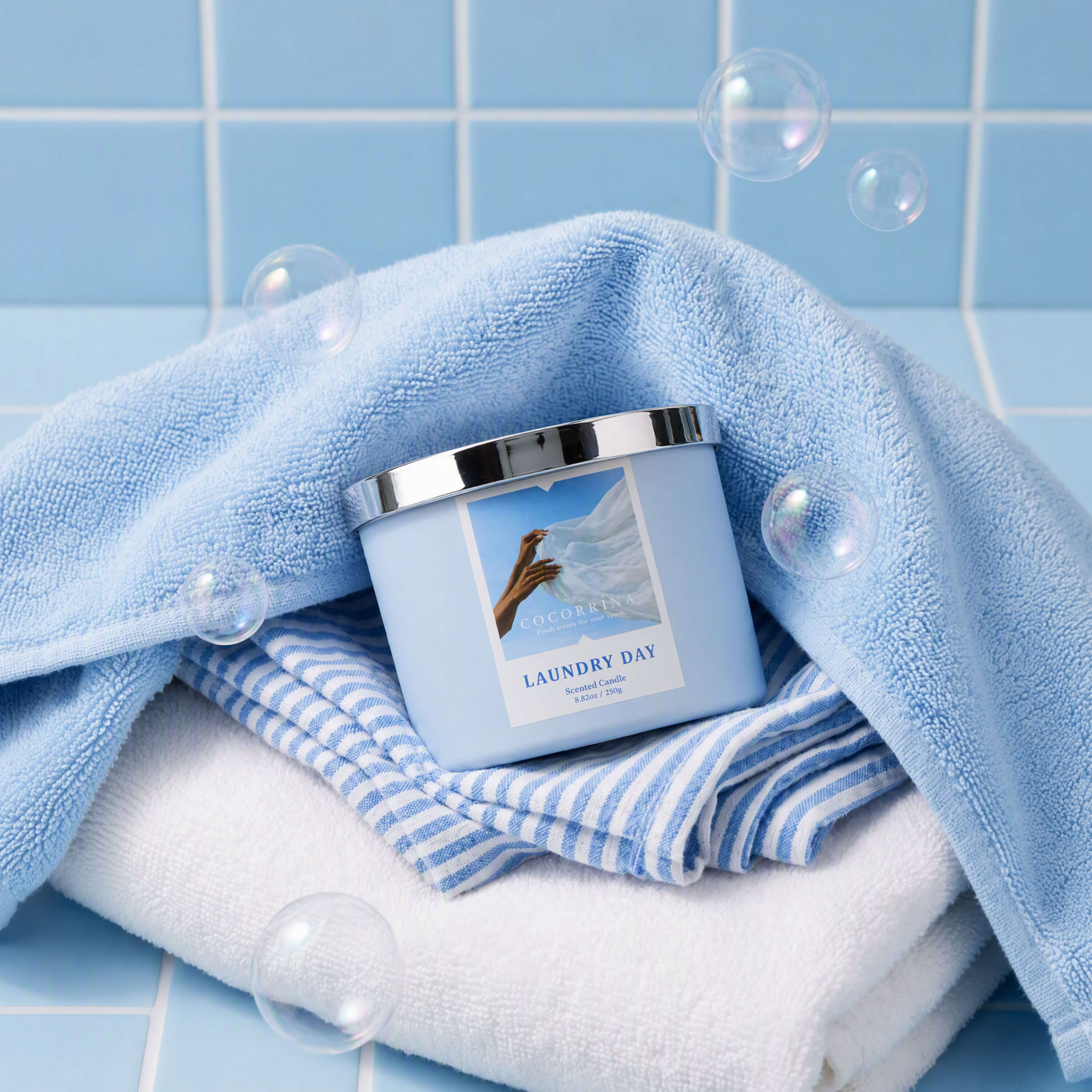 COCORRÍNA 8.8 oz Laundry Day Candle（Pre-Order）