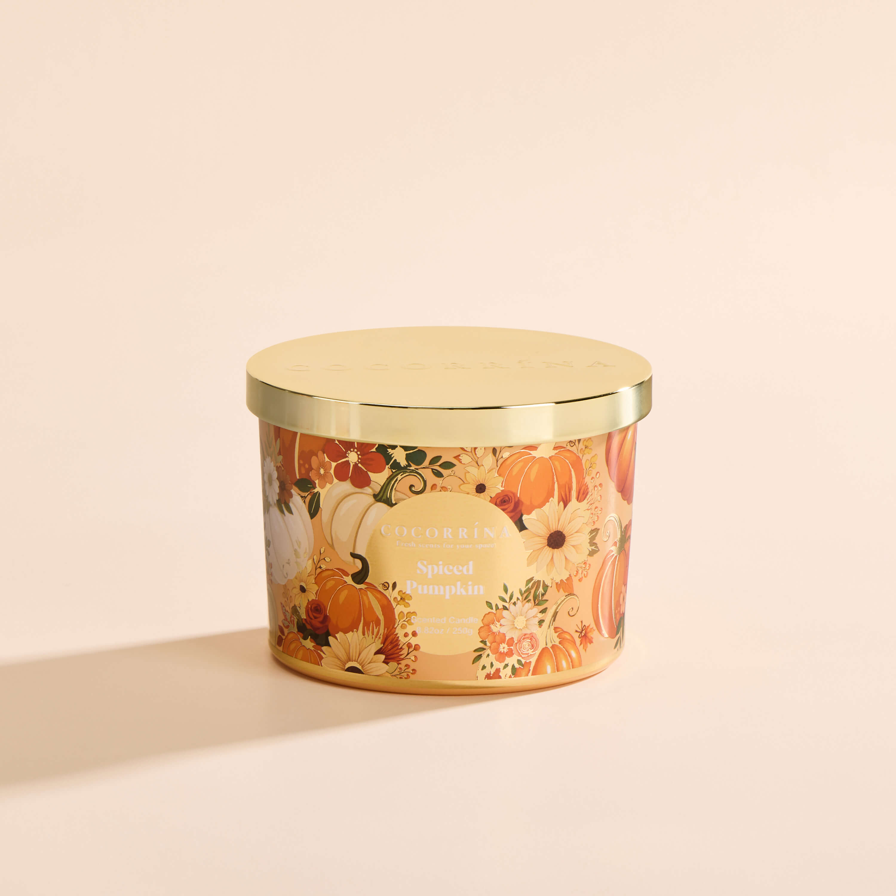 COCORRÍNA 8.8 oz Spiced Pumpkin Candle（Pre-Order）