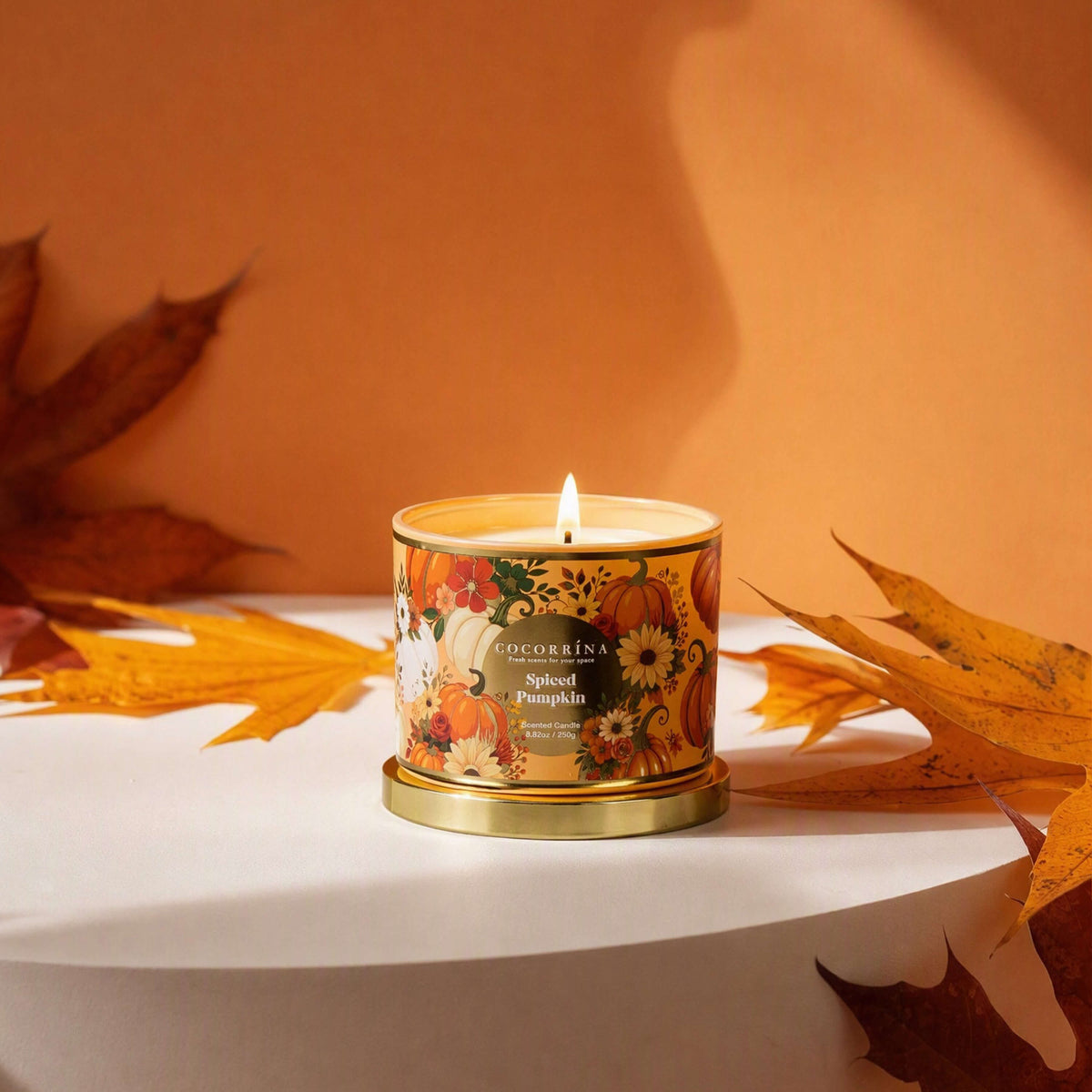COCORRÍNA 8.8 oz Spiced Pumpkin Candle（Pre-Order）