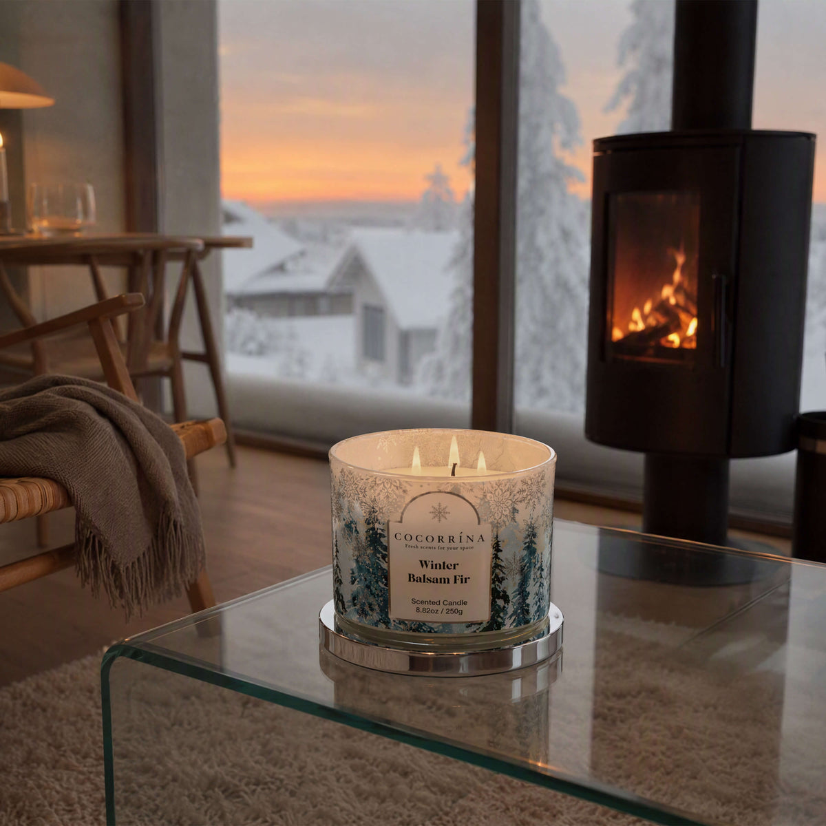 COCORRÍNA 8.8 oz Winter Balsam Candle（Pre-Order）