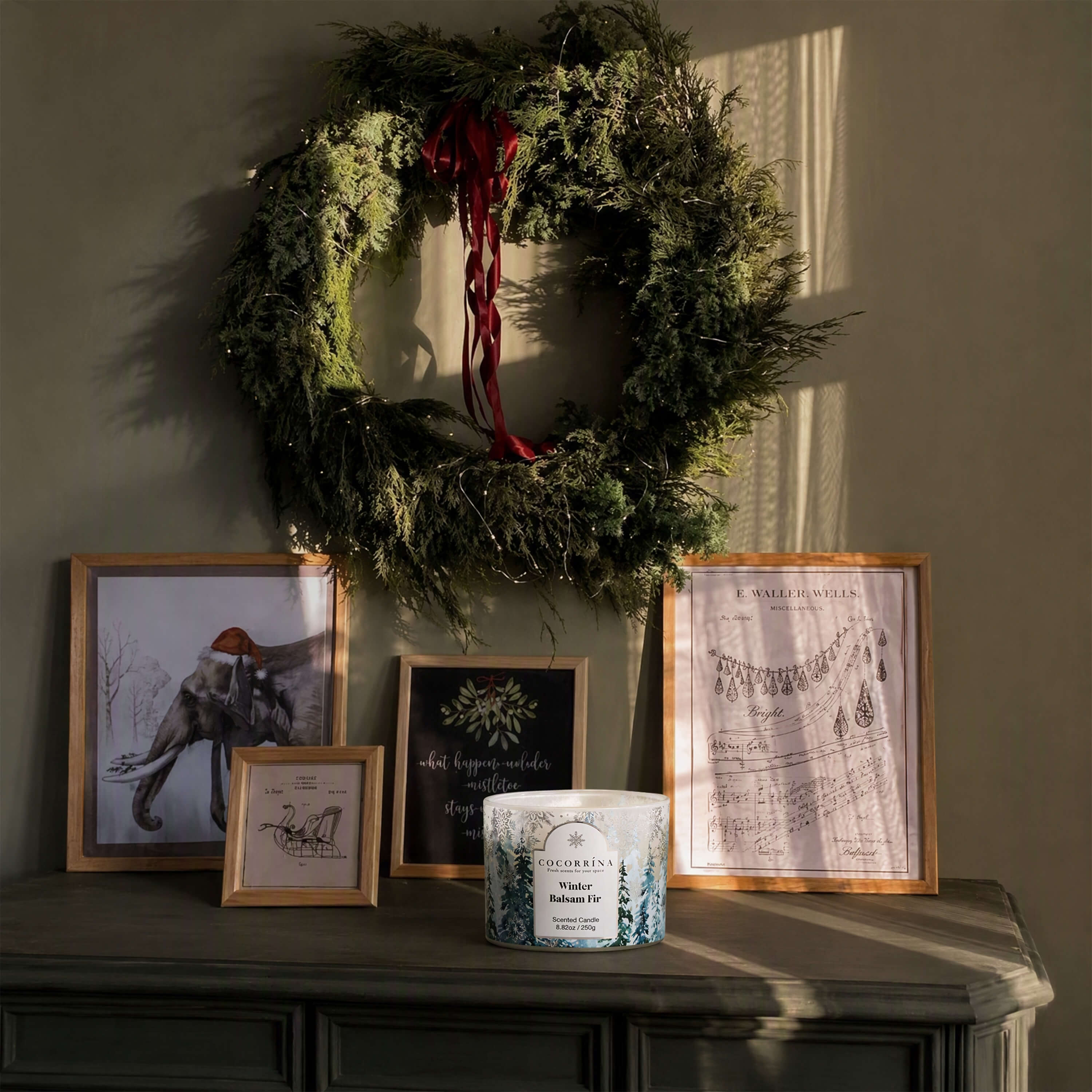 COCORRÍNA 8.8 oz Winter Balsam Candle（Pre-Order）