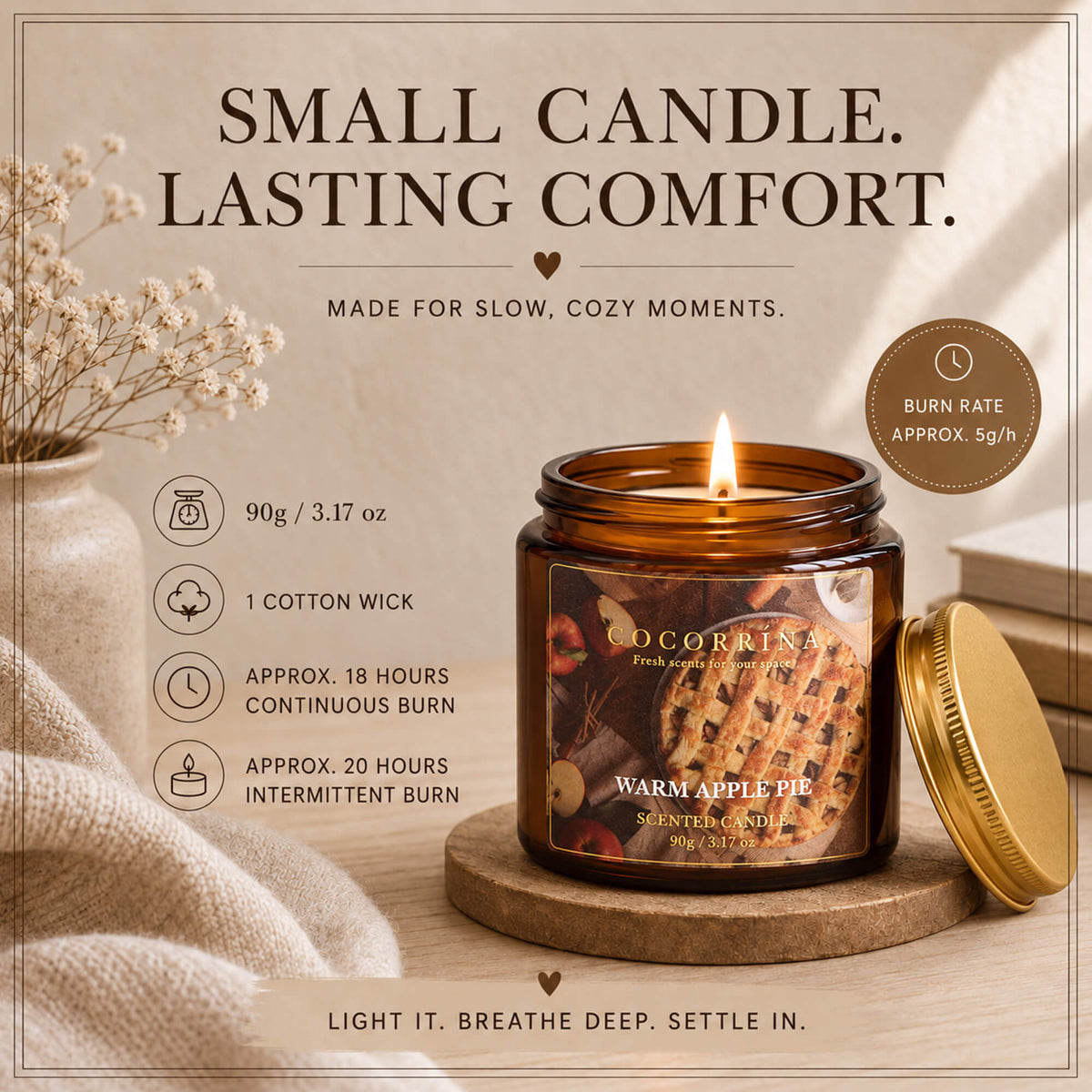 COCORRÍNA Candle Set of 4