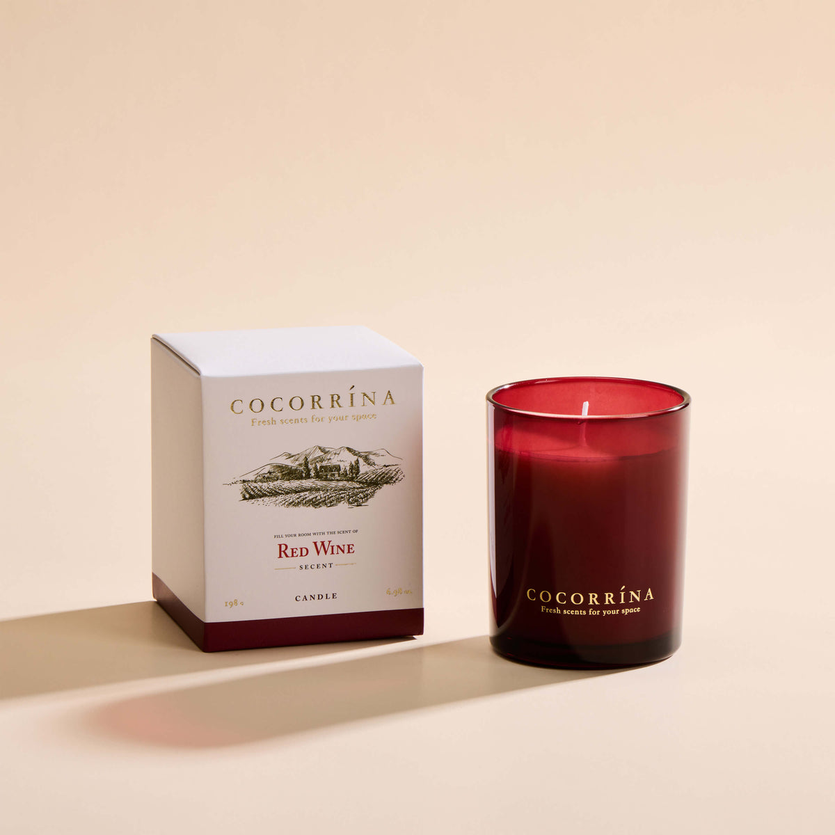 COCORRÍNA Red Wine Candle