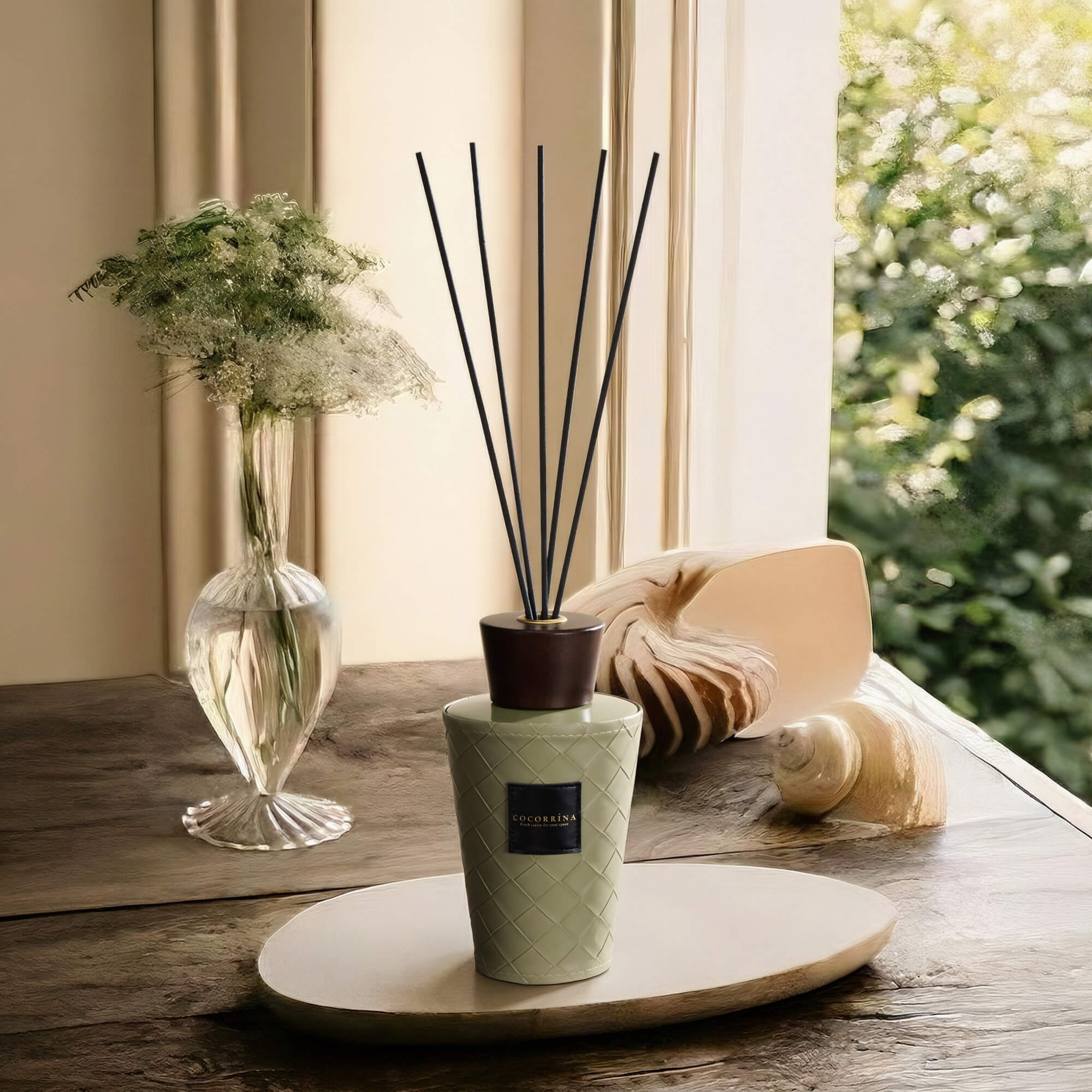 COCORRÍNA Eucalyptus Moss Reed Diffuser Set