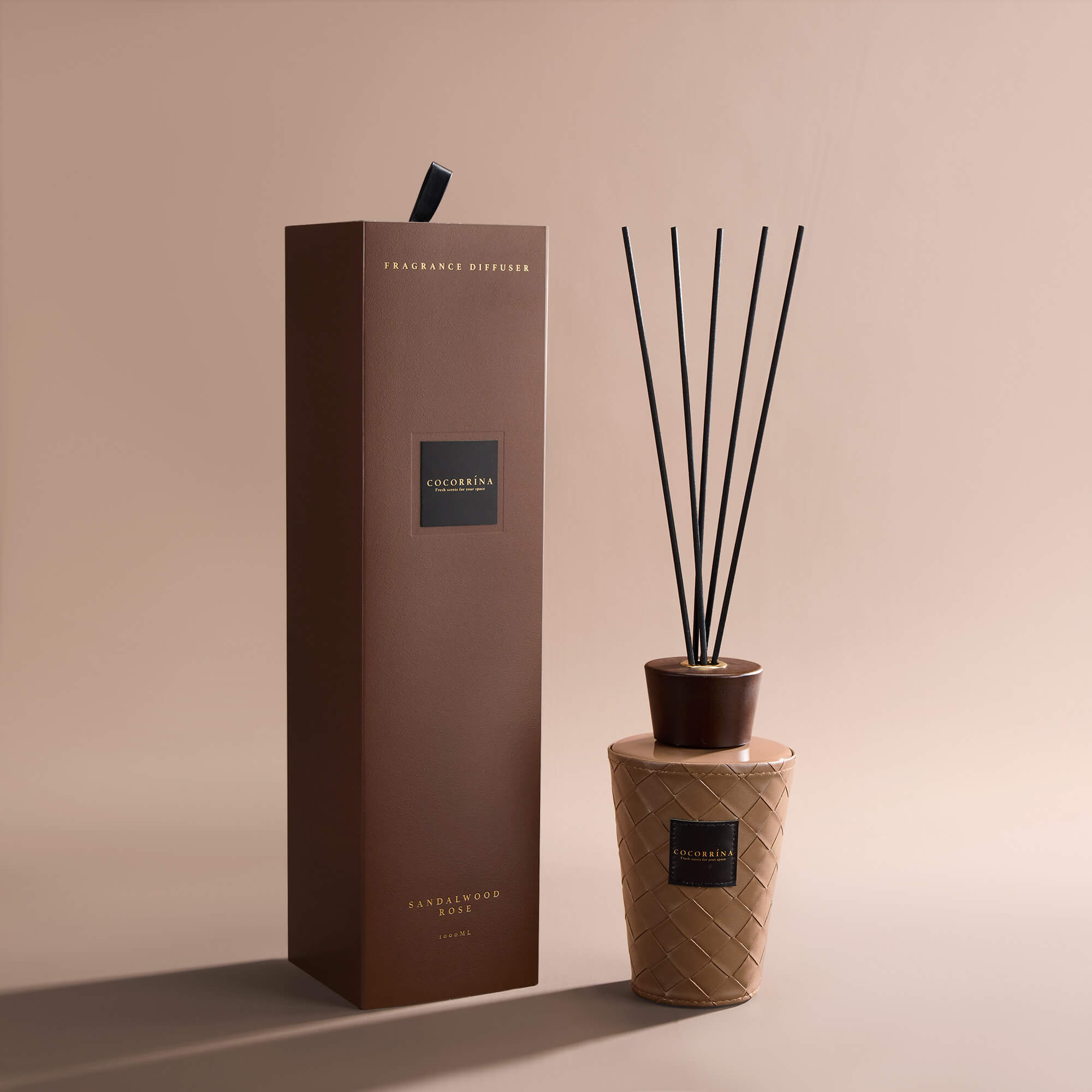 COCORRÍNA Sandalwood Rose Reed Diffuser Set