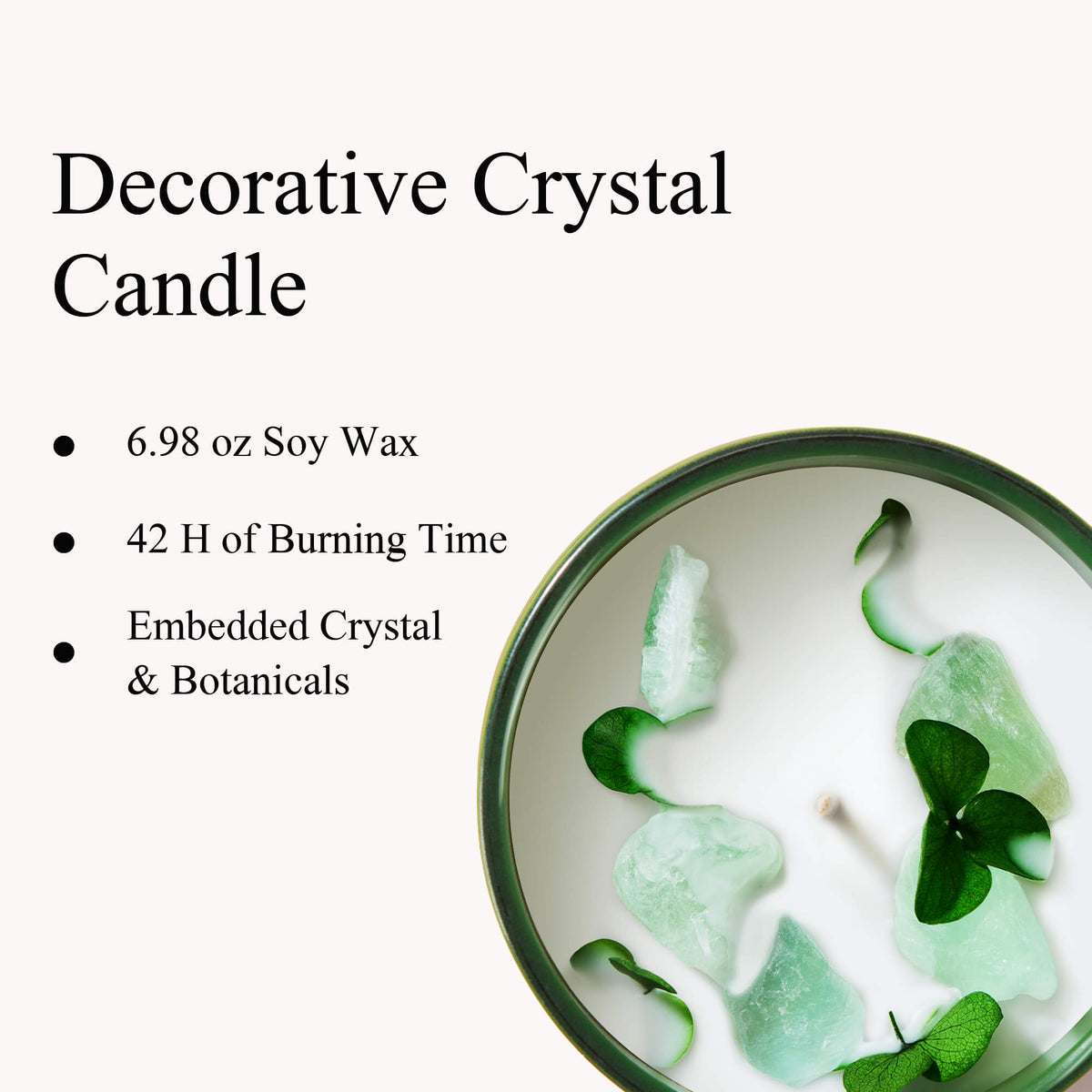 COCORRÍNA Balsam & Fir Crystal Candle