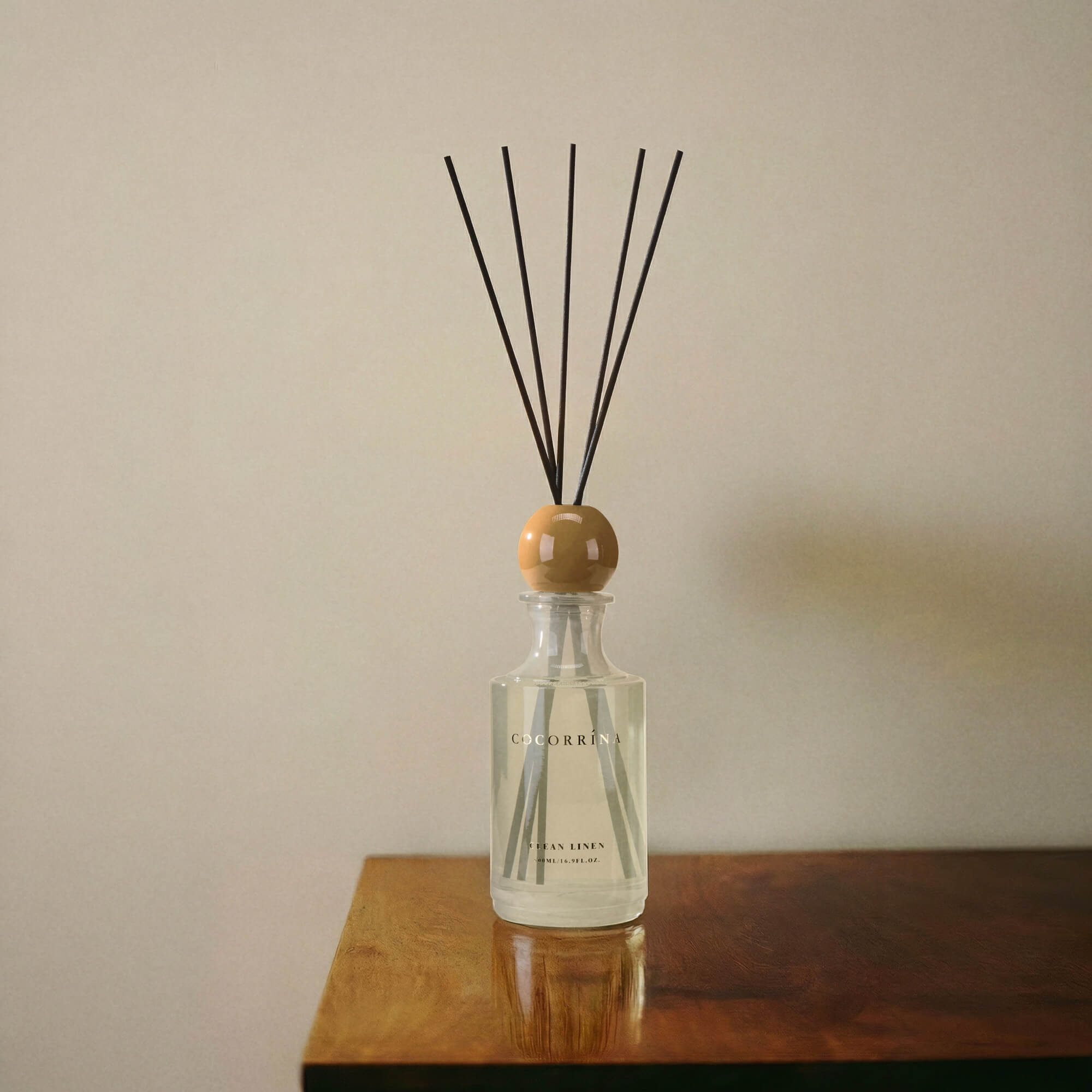 COCORRÍNA Clean Linen Reed Diffuser Set