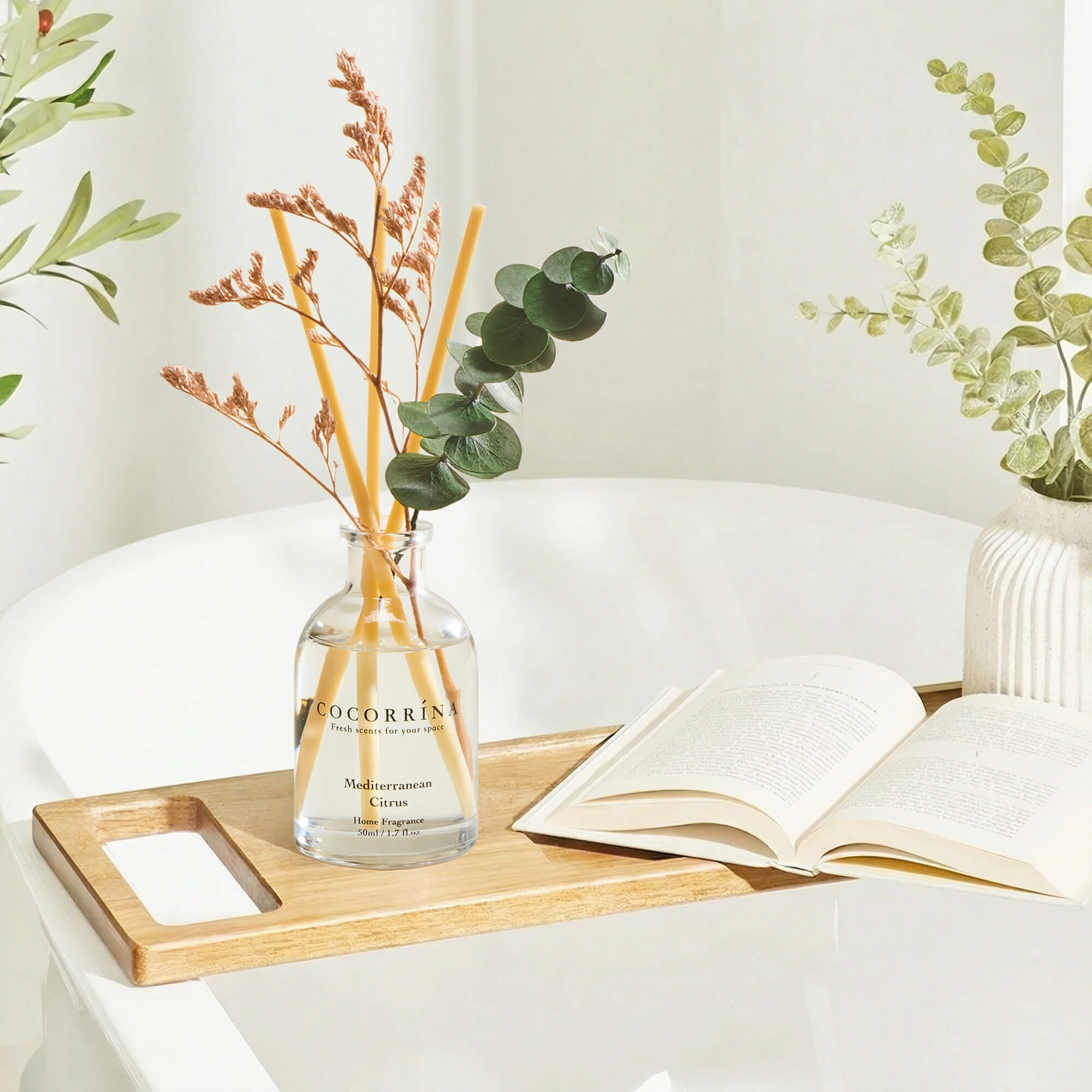 COCORRÍNA Eucalyptus Reed Diffuser Set of 3