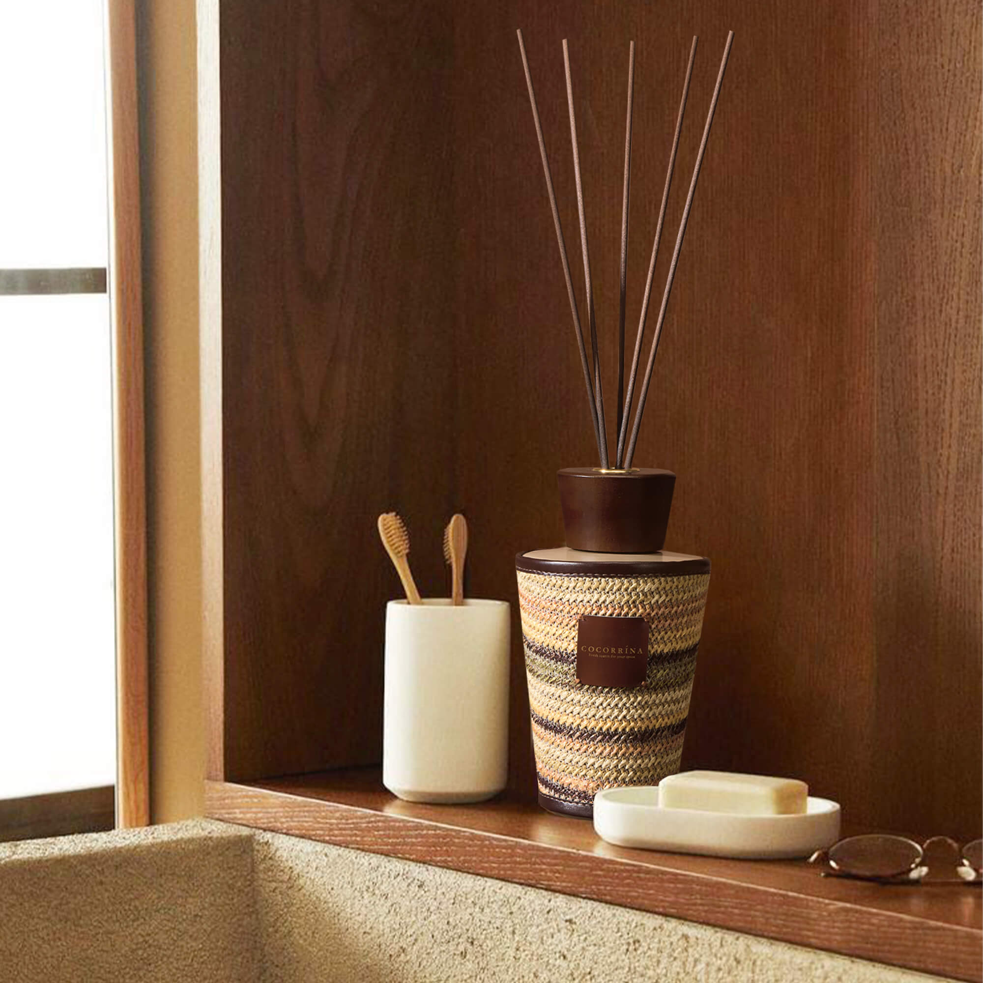 COCORRÍNA Gadenia Reed Diffuser Set