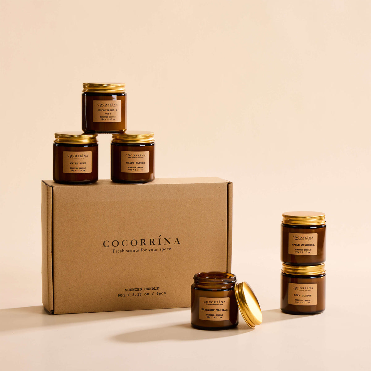 COCORRÍNA Candle Set of 6
