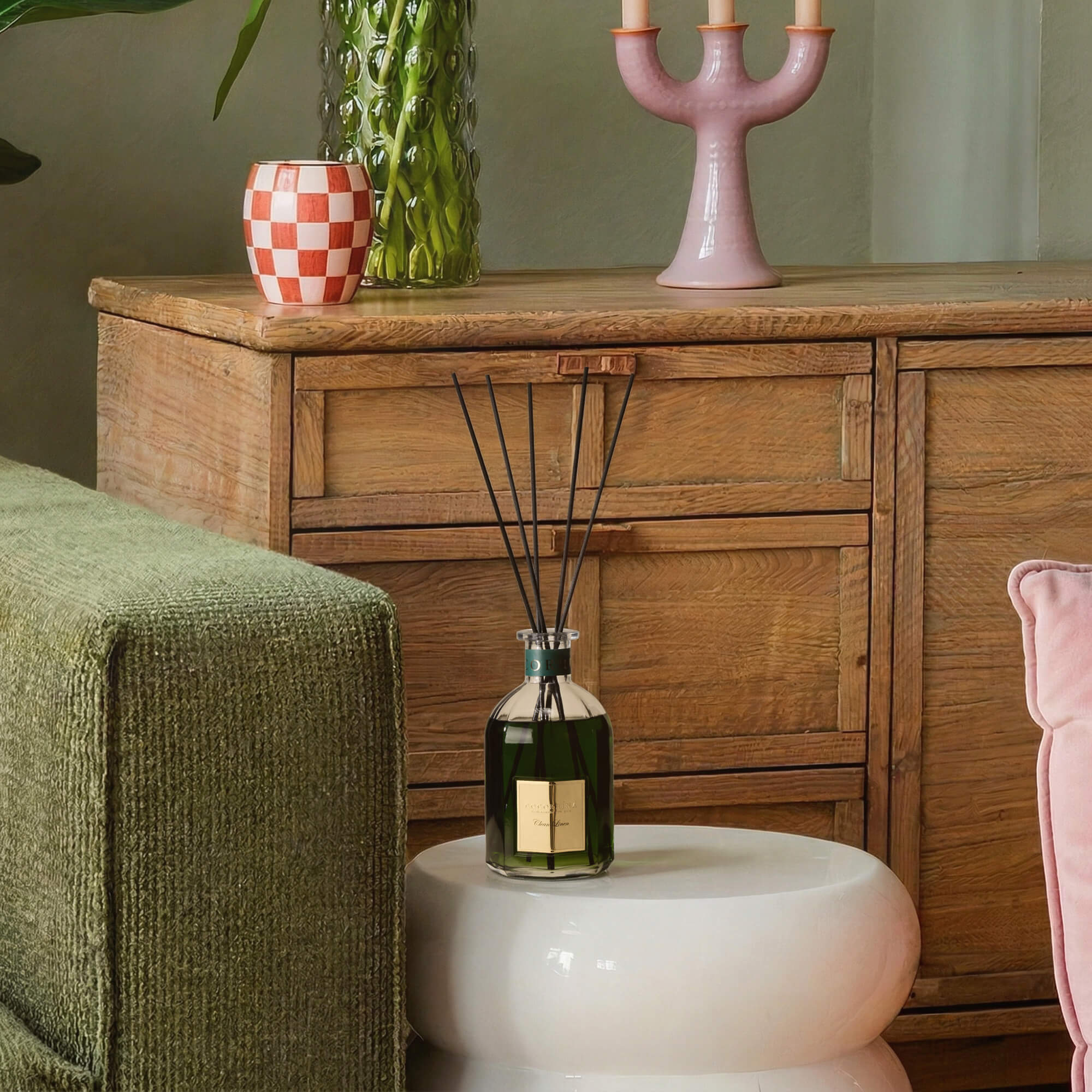 COCORRÍNA Clean Linen Reed Diffuser Set