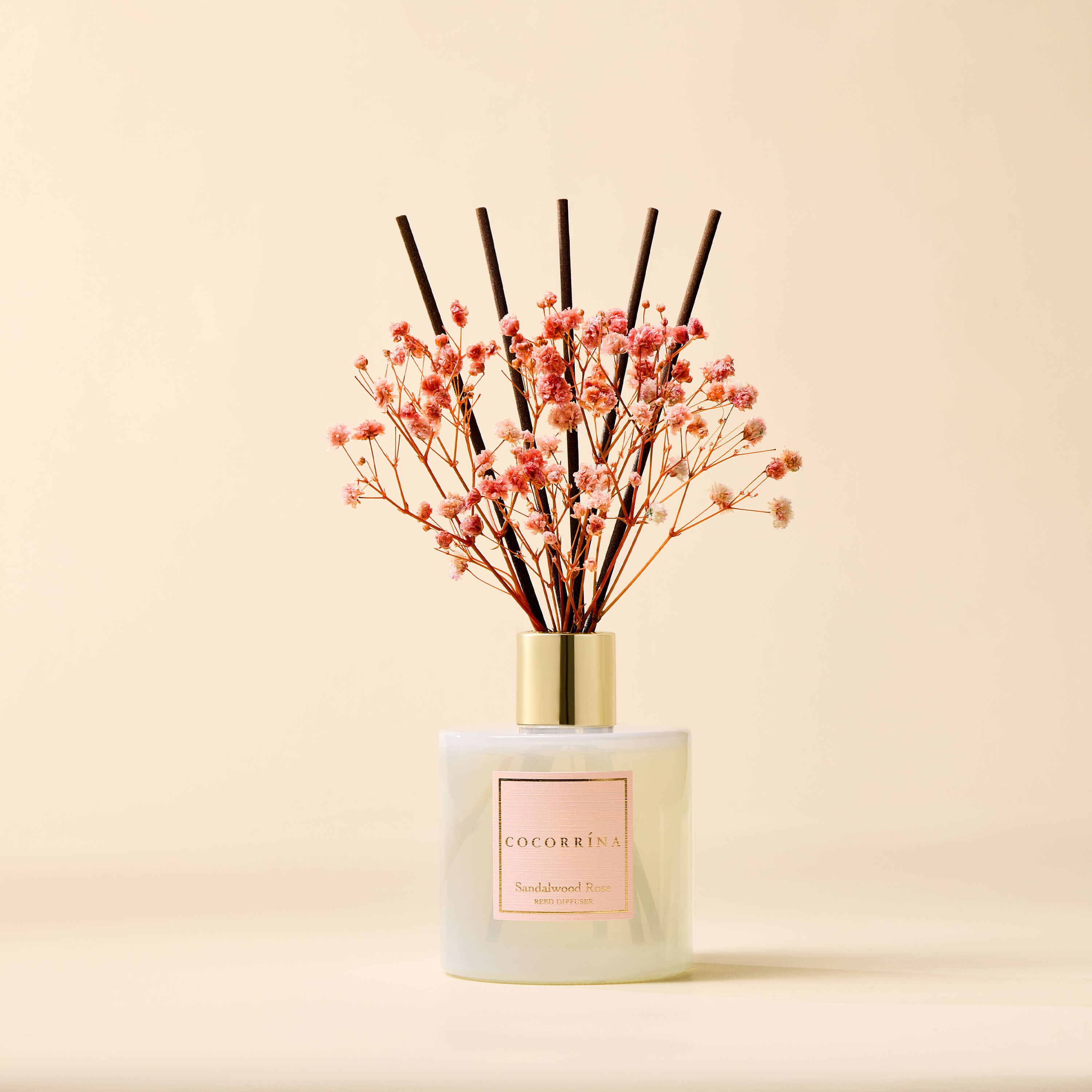 COCORRÍNA Sandalwood Rose Reed Diffuser Set