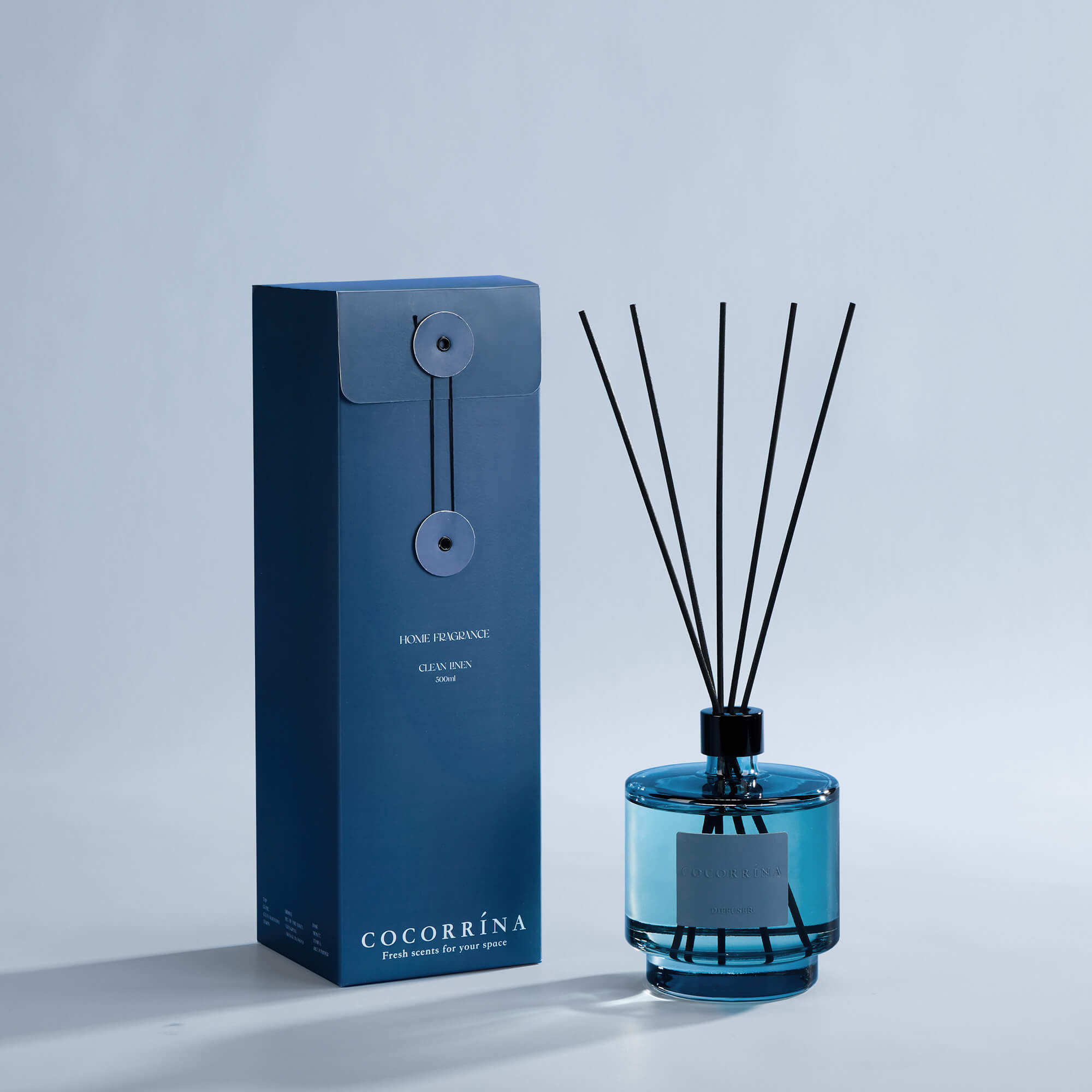 COCORRÍNA Clean Linen Reed Diffuser Set