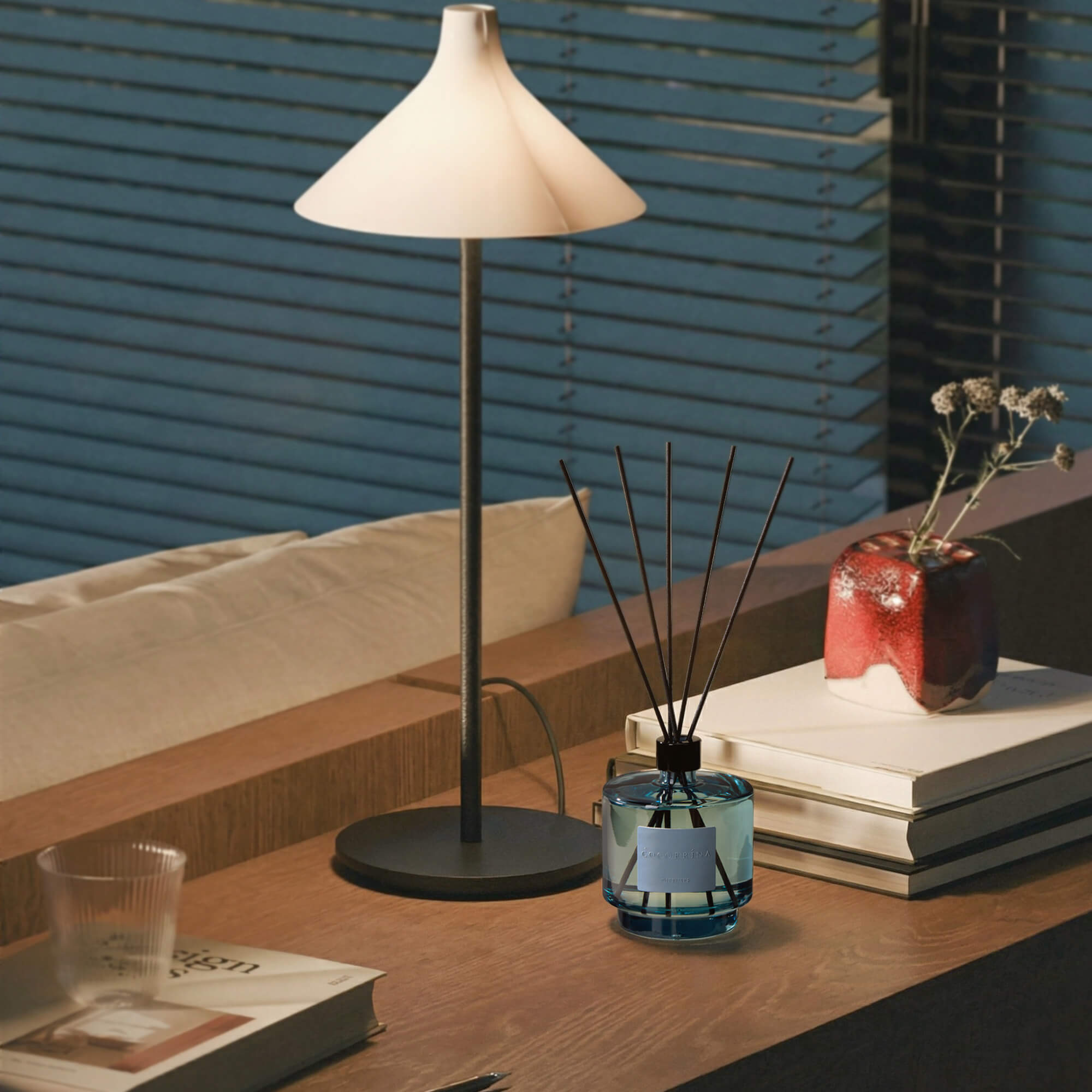 COCORRÍNA Clean Linen Reed Diffuser Set