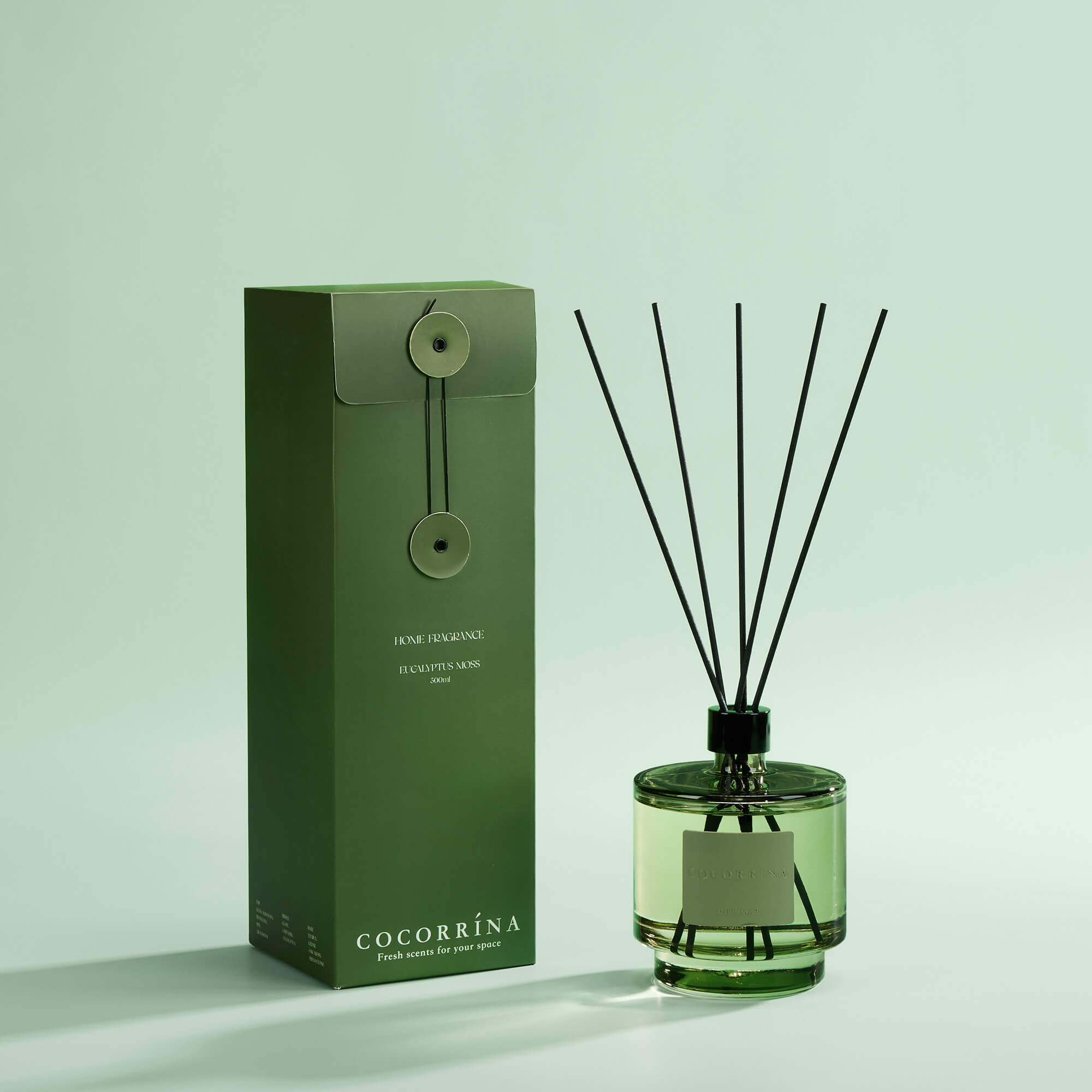 COCORRÍNA Eucalyptus Moss Reed Diffuser Set
