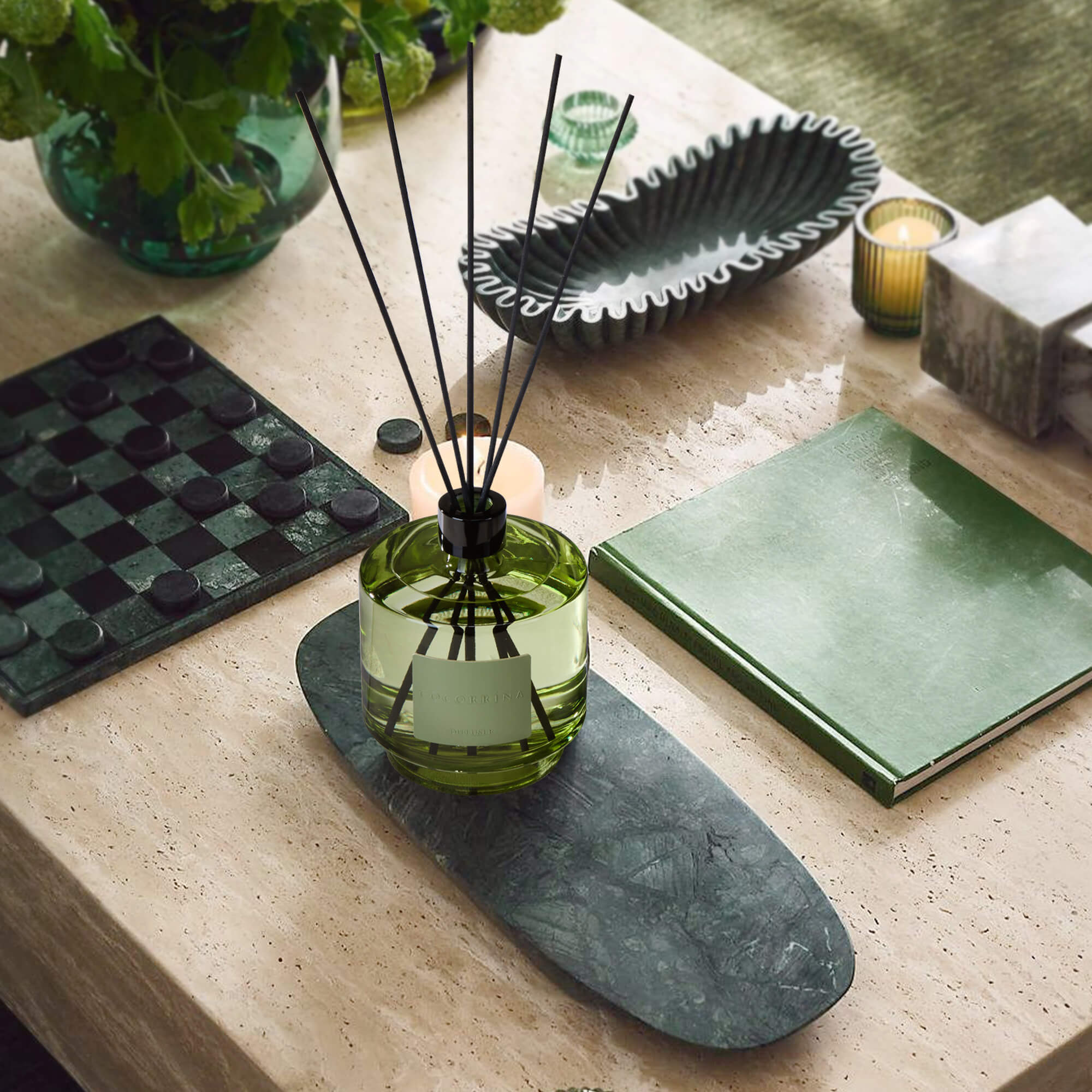 COCORRÍNA Eucalyptus Moss Reed Diffuser Set