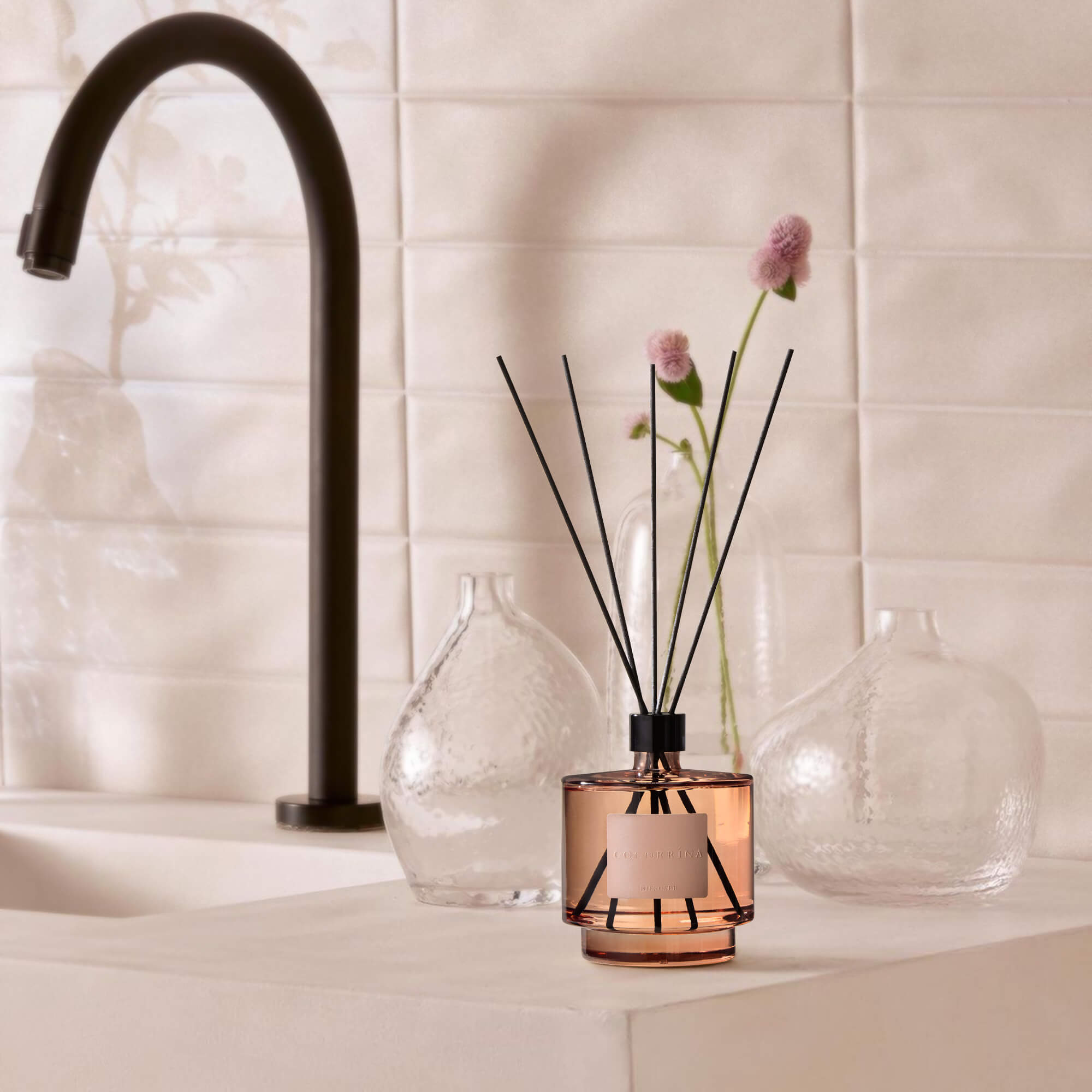 COCORRÍNA Sandalwood Rose Reed Diffuser Set