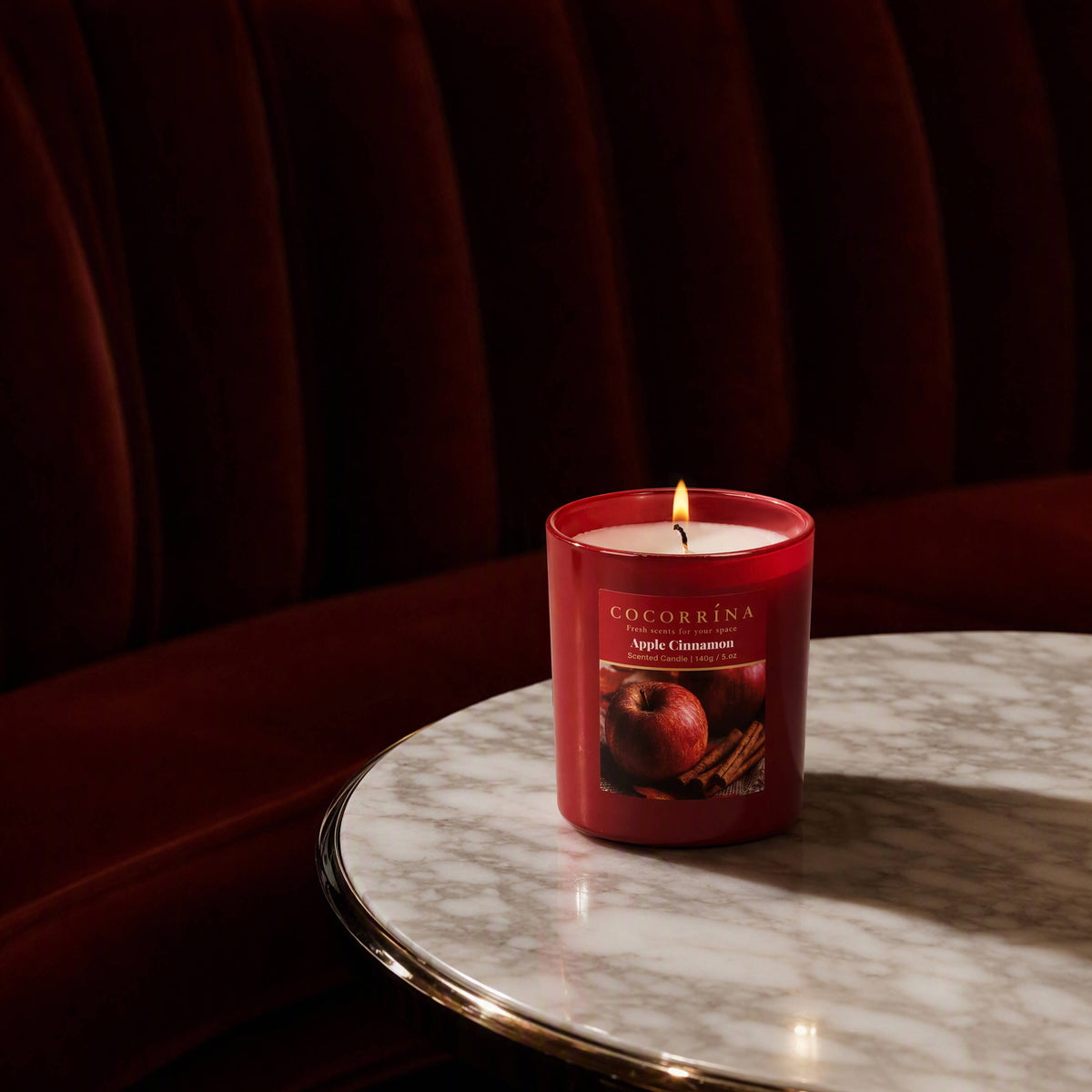 COCORRÍNA 5.oz Apple Cinnamon Candle(Pre-order)