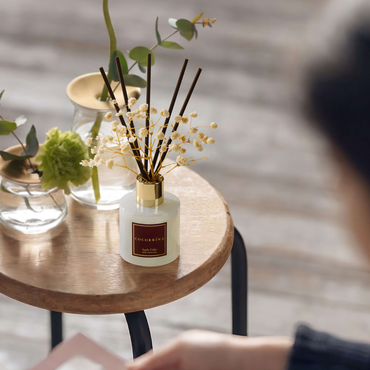 COCORRÍNA Apple Cider Reed Diffuser Set