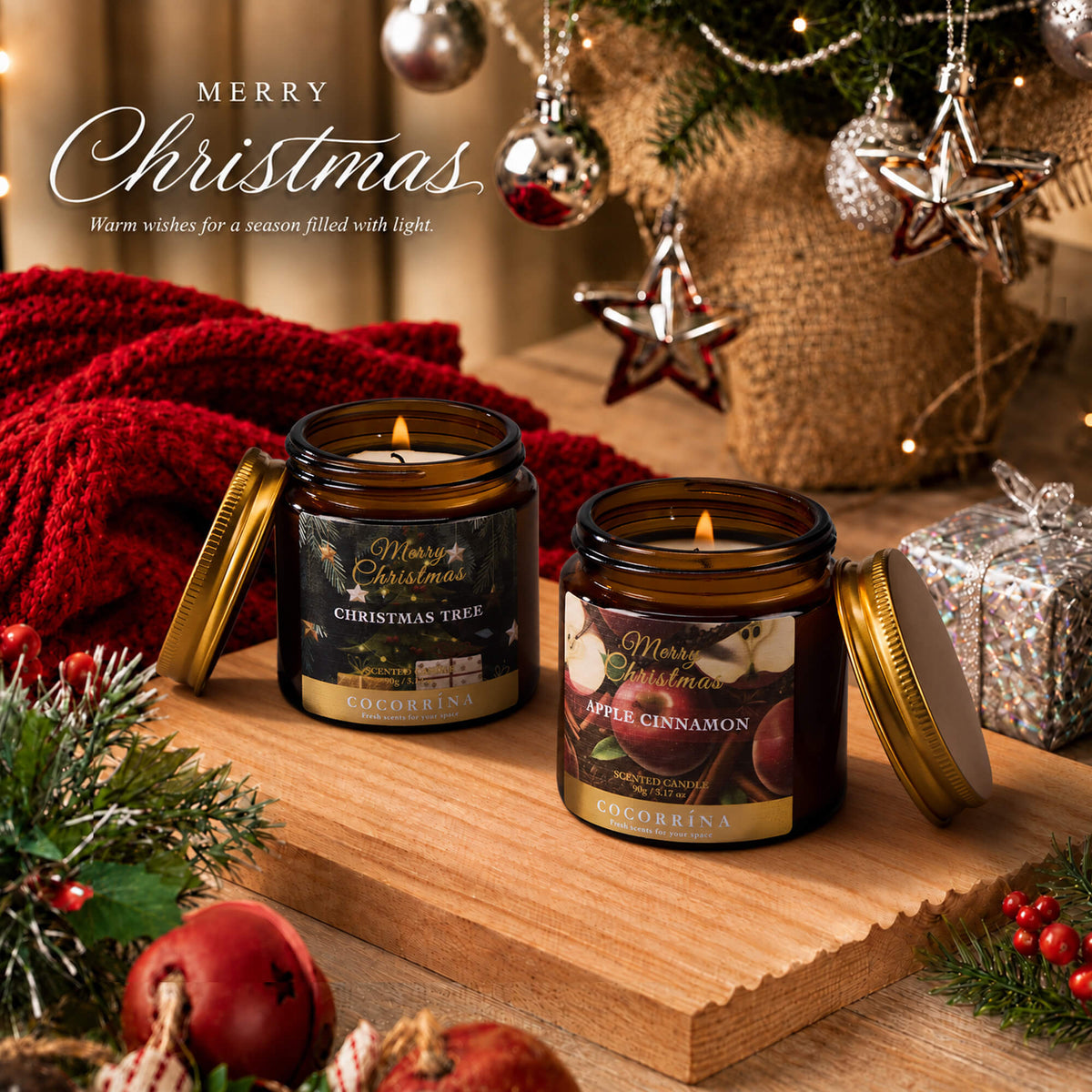 COCORRÍNA Candle Set of 4