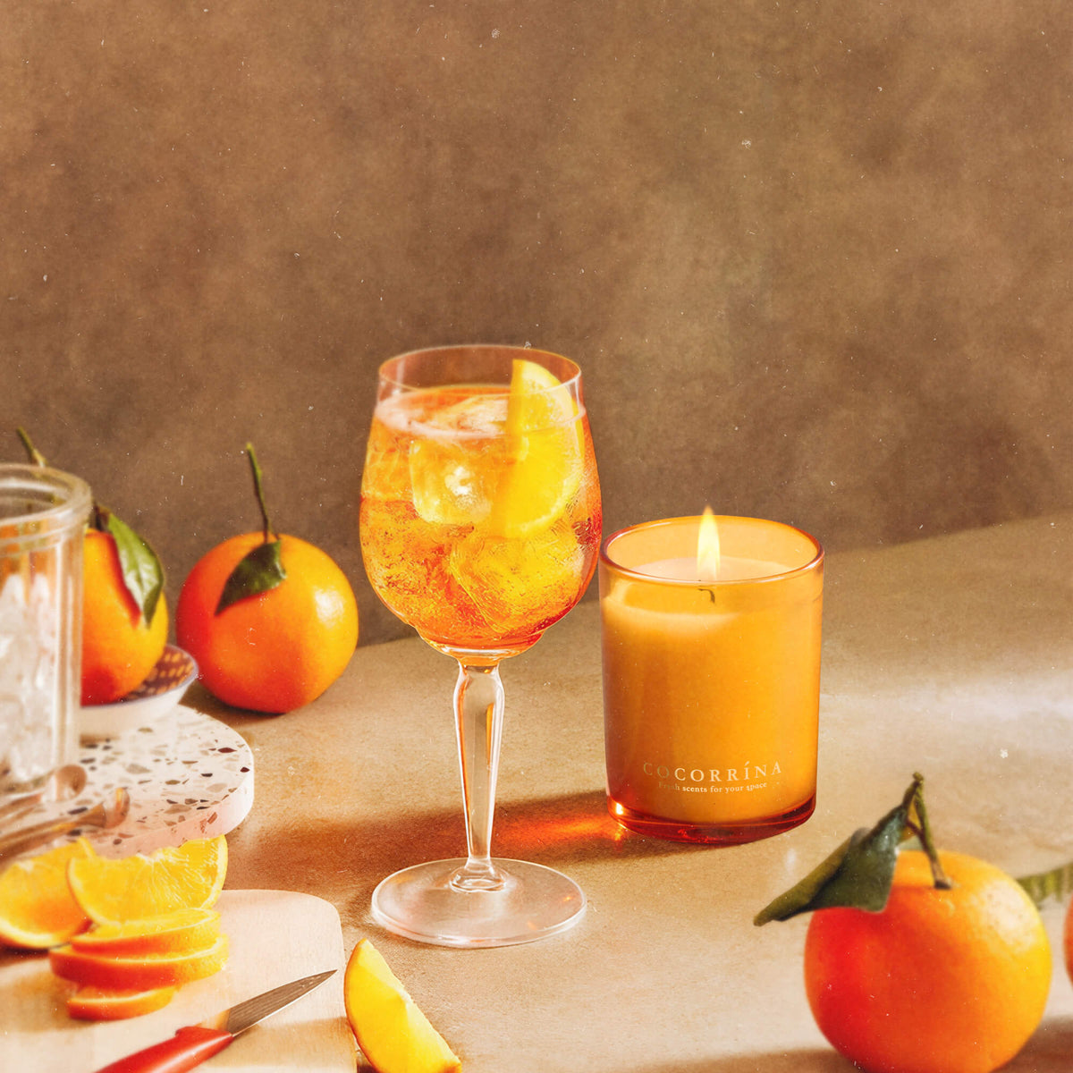 COCORRÍNA Aperol Spritz Candle