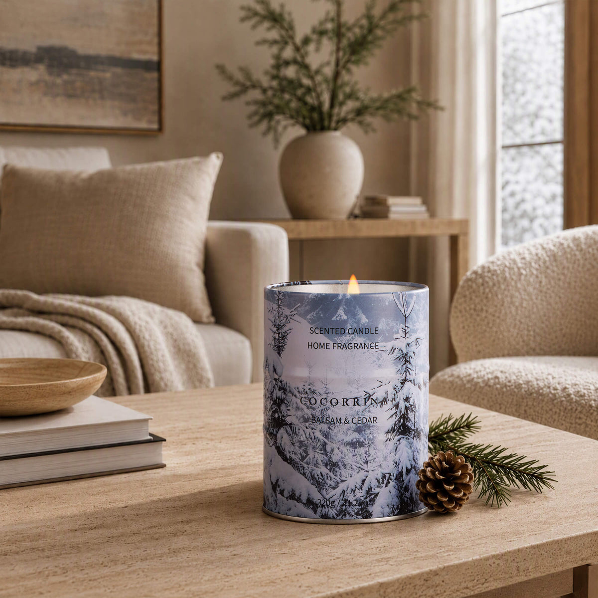 COCORRÍNA Balsam Cedar Candle 11.29oz