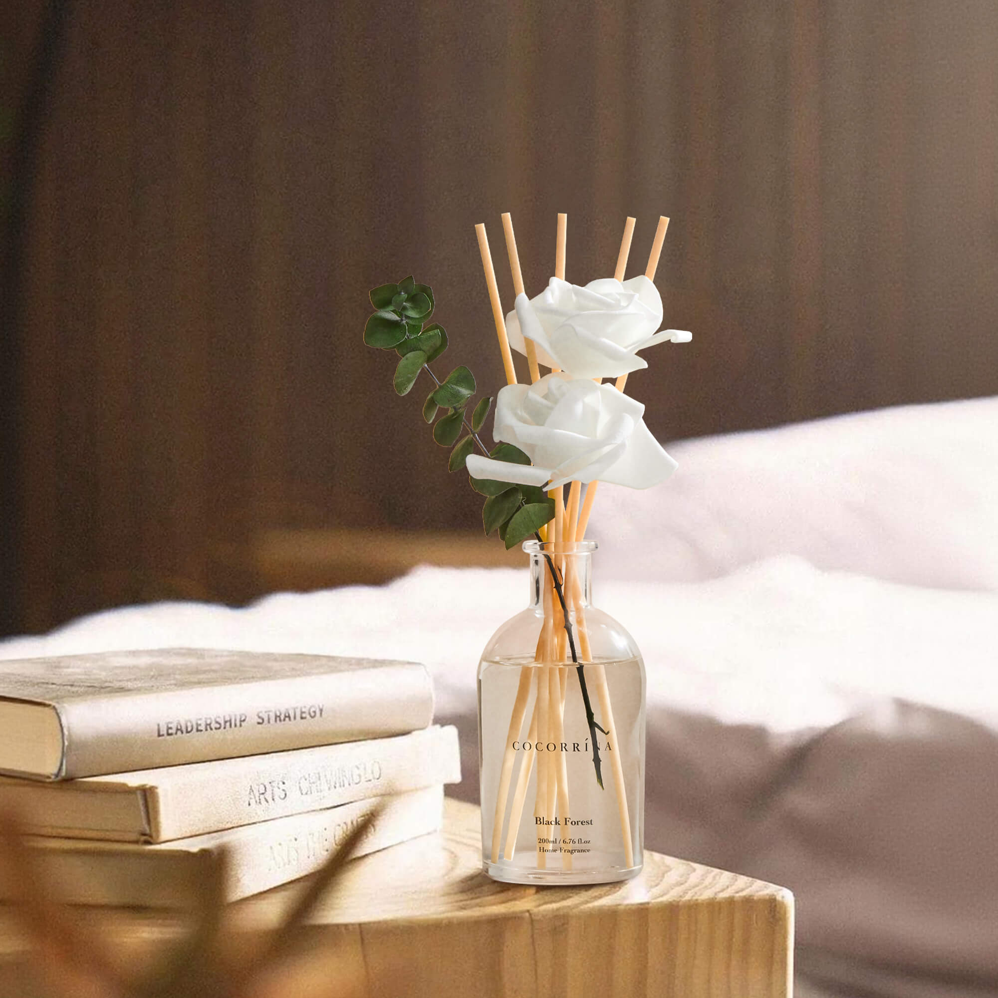 COCORRÍNA Black Forest White Rose Reed Diffuser
